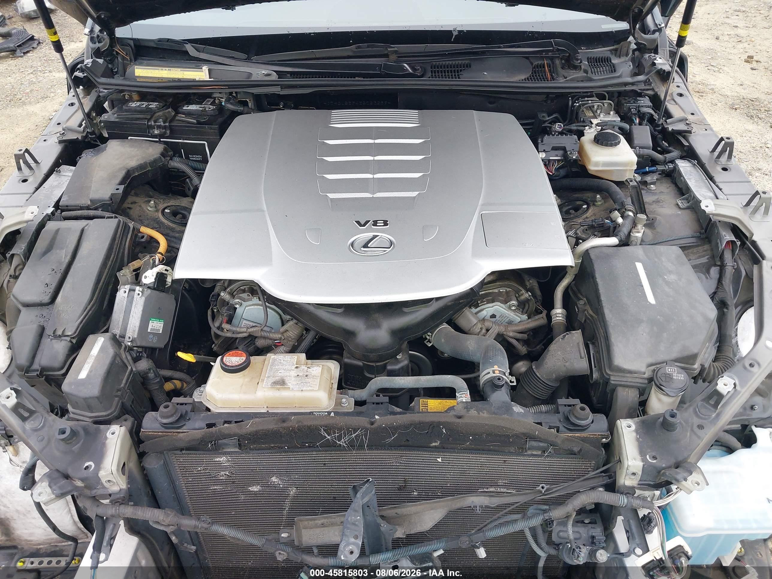 2014 Lexus Ls 460 L Черный vin: JTHGL5EF4E5053289