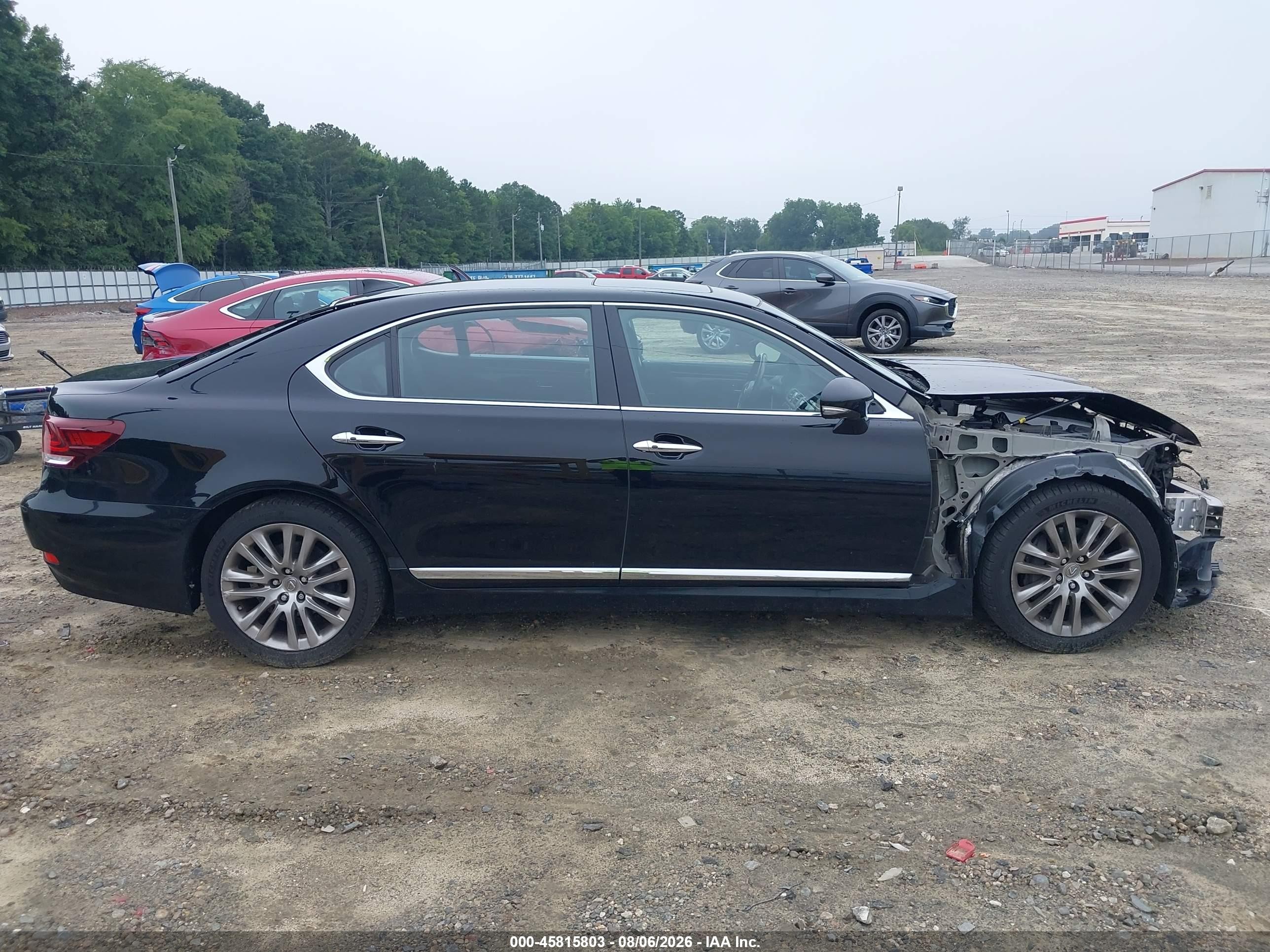 2014 Lexus Ls 460 L Черный vin: JTHGL5EF4E5053289
