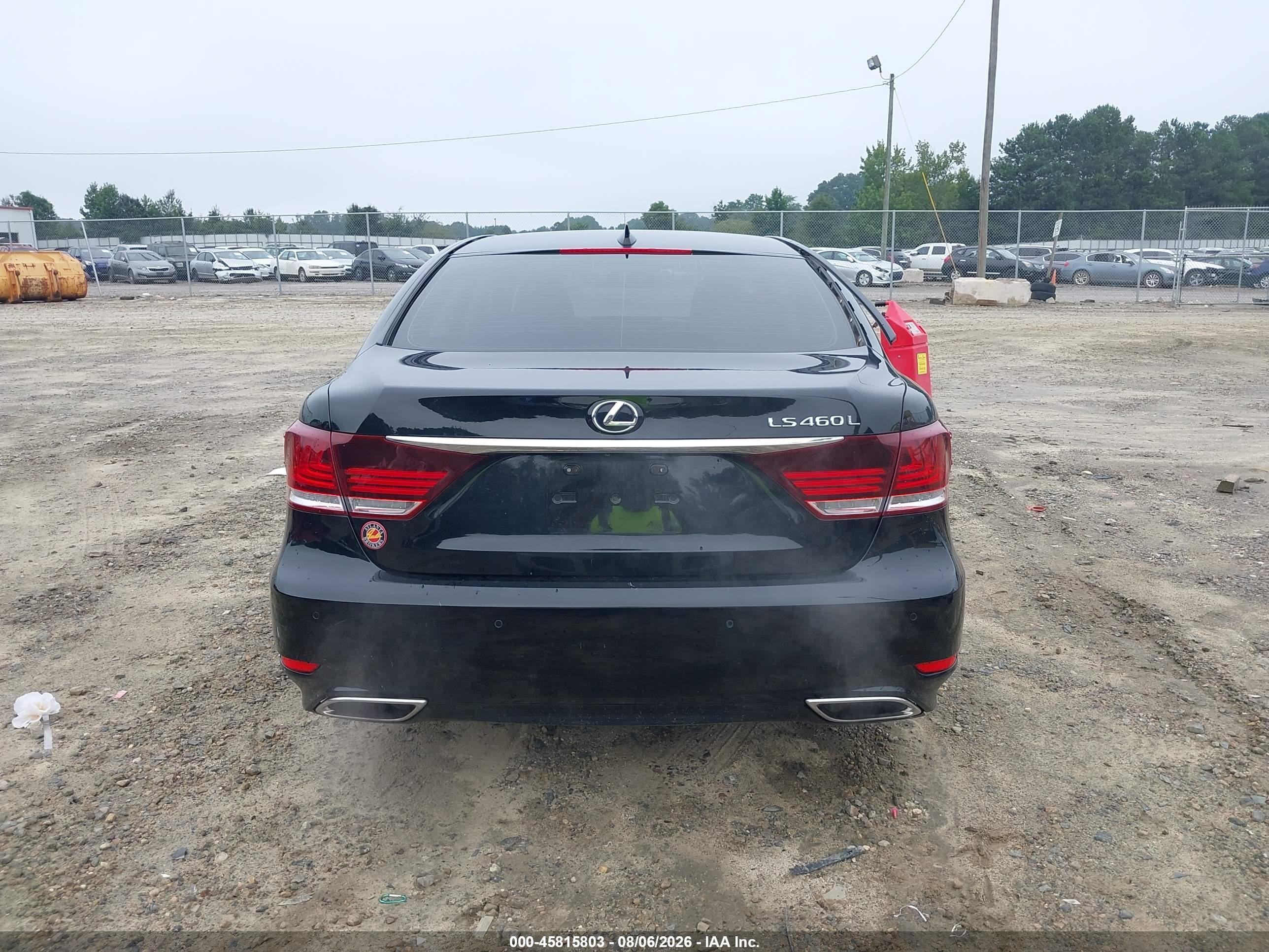 2014 Lexus Ls 460 L Черный vin: JTHGL5EF4E5053289