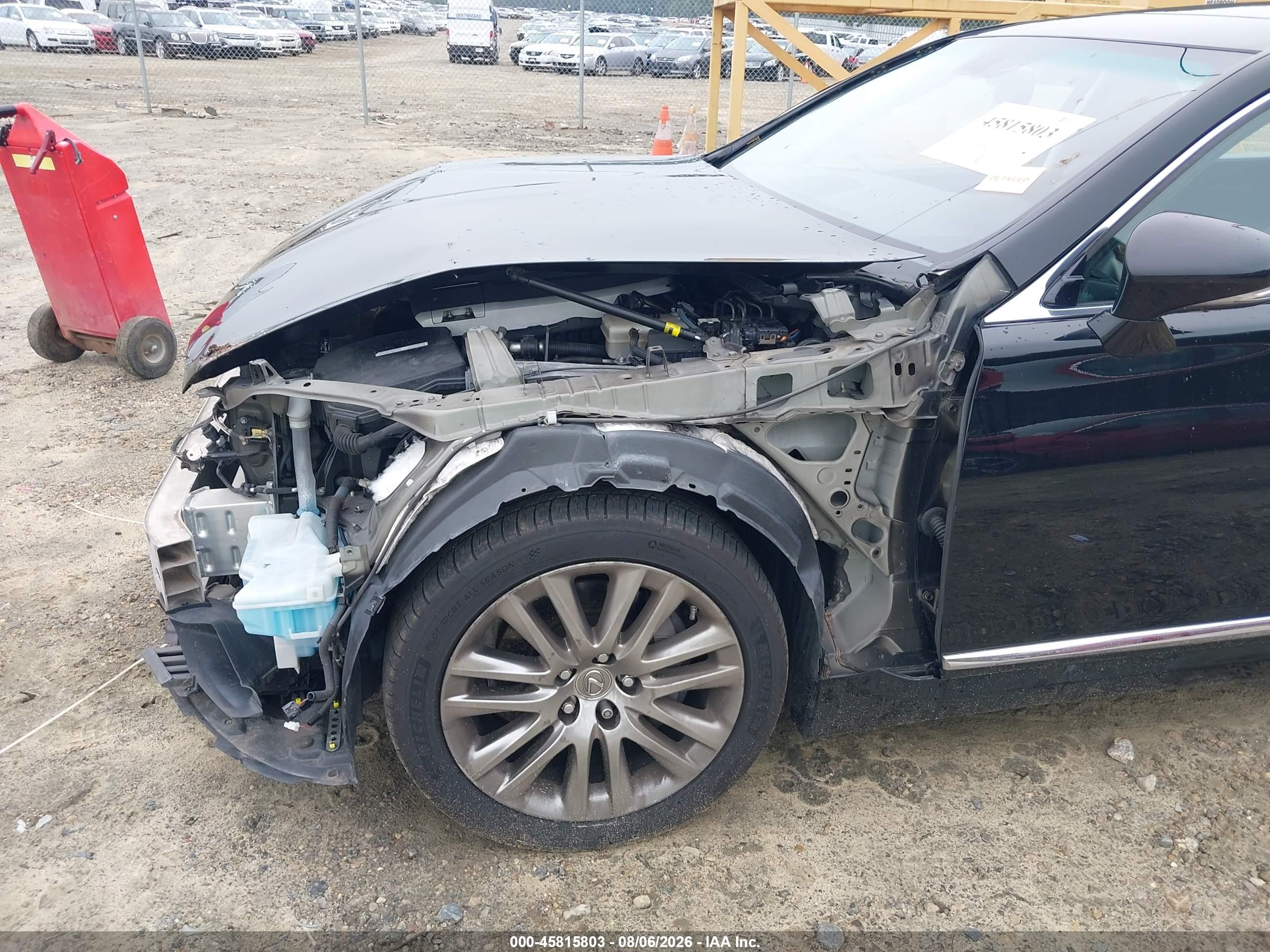 2014 Lexus Ls 460 L Черный vin: JTHGL5EF4E5053289