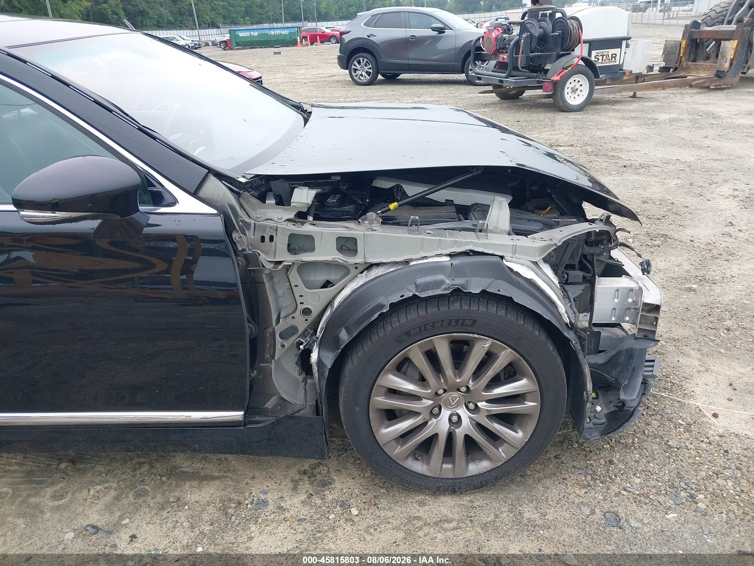 2014 Lexus Ls 460 L Черный vin: JTHGL5EF4E5053289