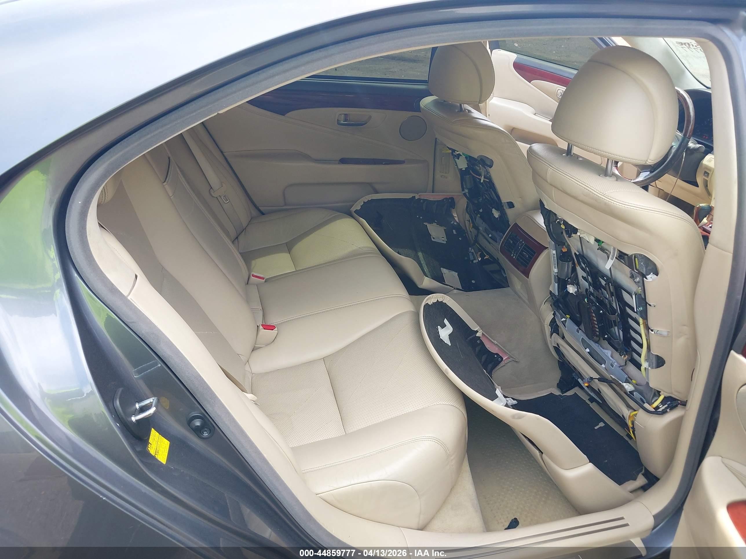 2012 Lexus Ls 460 L Gray vin: JTHGL5EF5C5046297