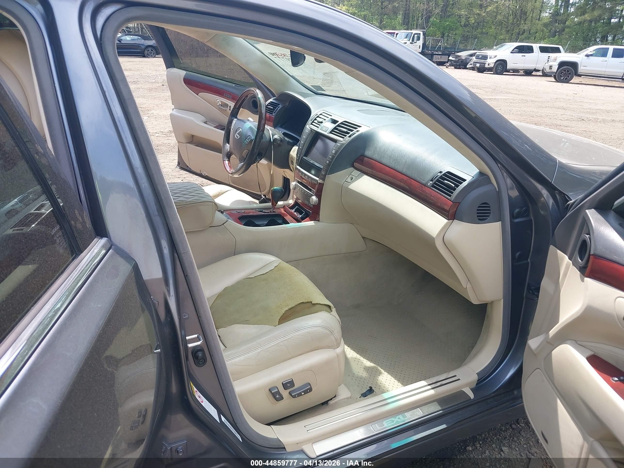 2012 Lexus Ls 460 L Gray vin: JTHGL5EF5C5046297