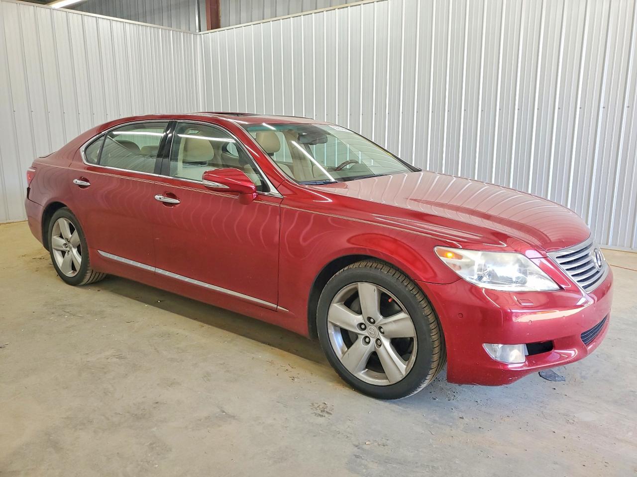 2010 Lexus Ls 460l Red vin: JTHGL5EF7A5039896