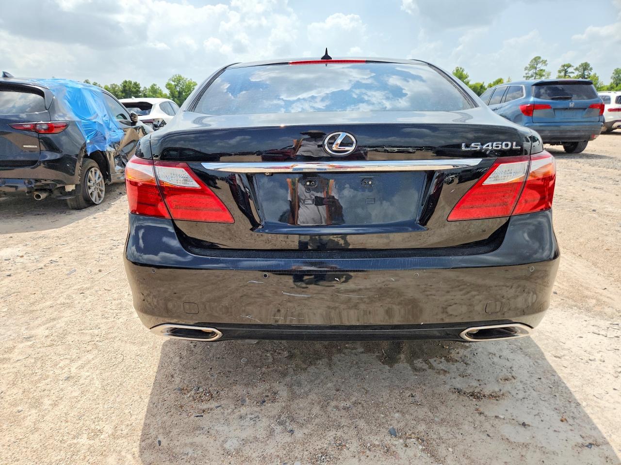 2011 Lexus Ls 460l Black vin: JTHGL5EF7B5043593