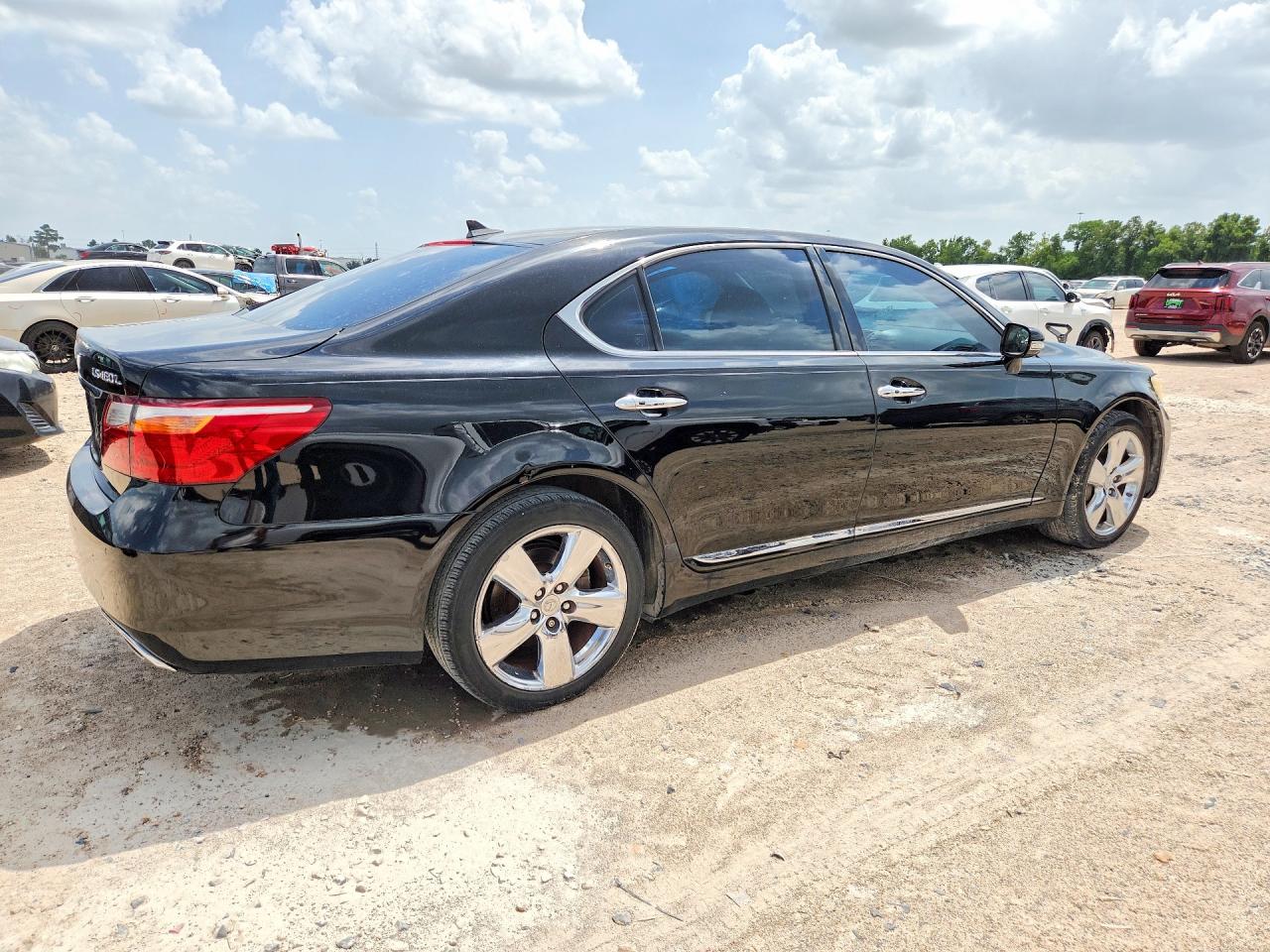 2011 Lexus Ls 460l Black vin: JTHGL5EF7B5043593