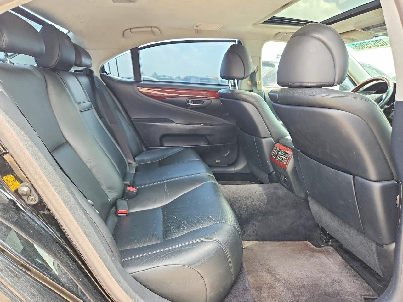 2011 Lexus Ls 460l Black vin: JTHGL5EF7B5043593