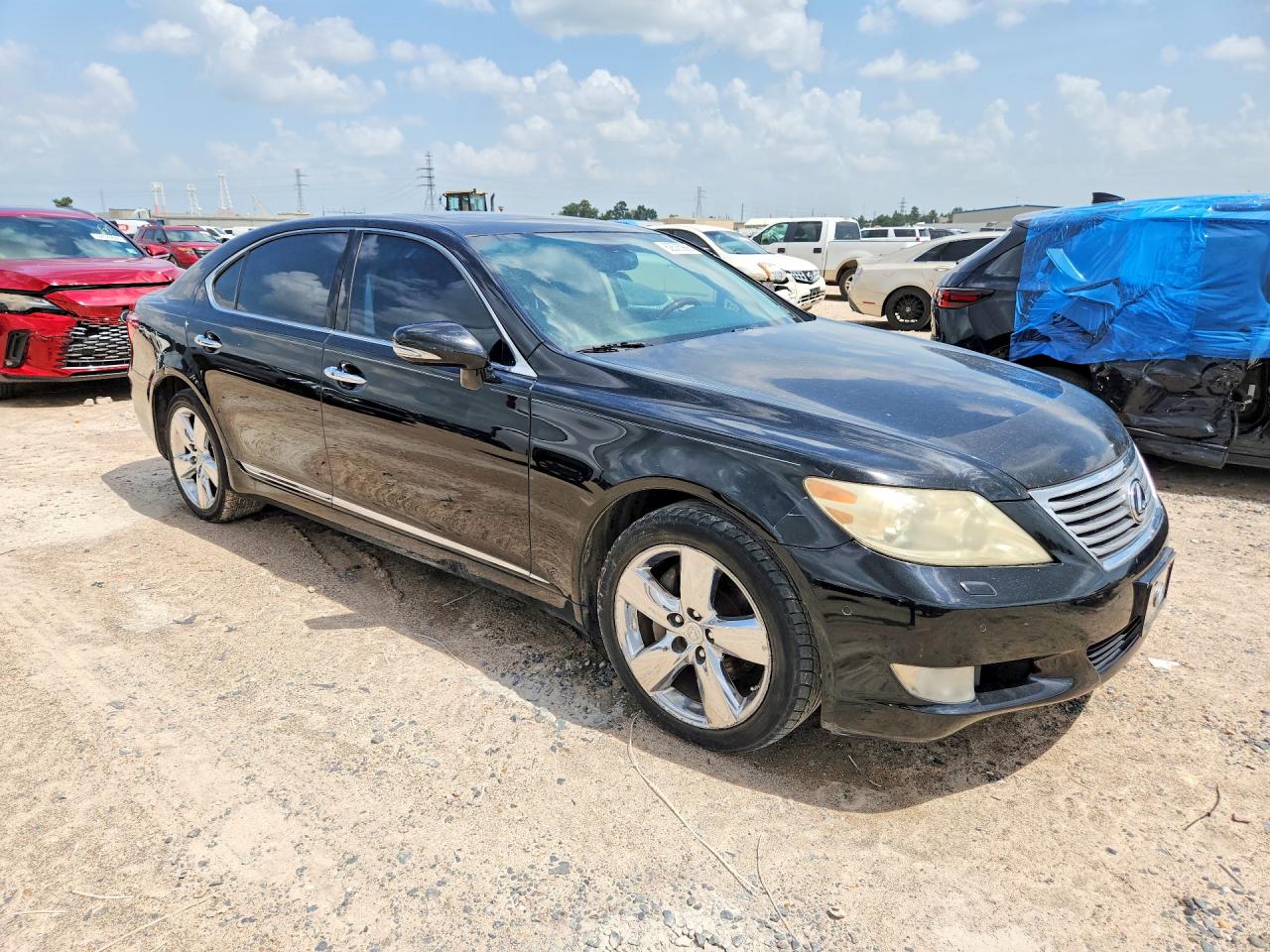 2011 Lexus Ls 460l Black vin: JTHGL5EF7B5043593