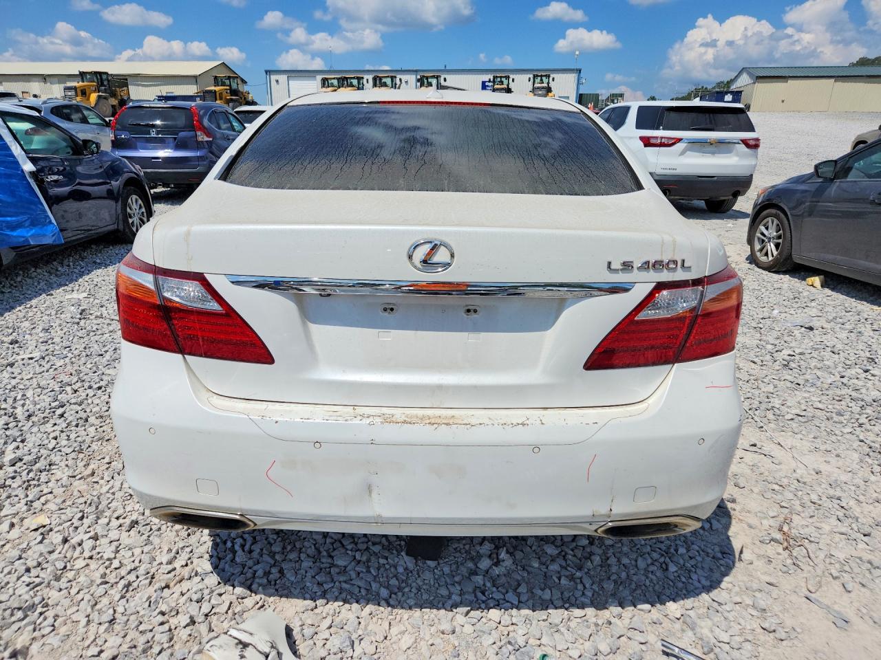 2012 Lexus Ls 460l White vin: JTHGL5EF7C5046656