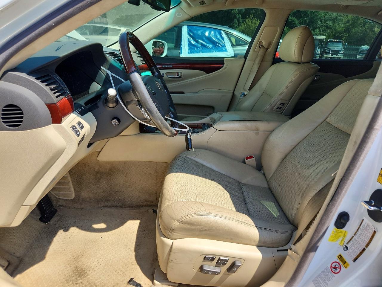 2012 Lexus Ls 460l White vin: JTHGL5EF7C5046656