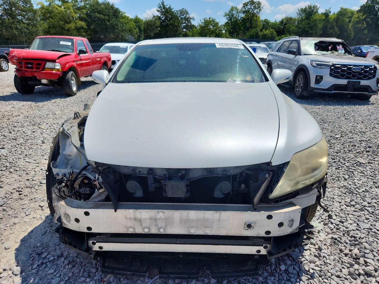 2012 Lexus Ls 460l White vin: JTHGL5EF7C5046656