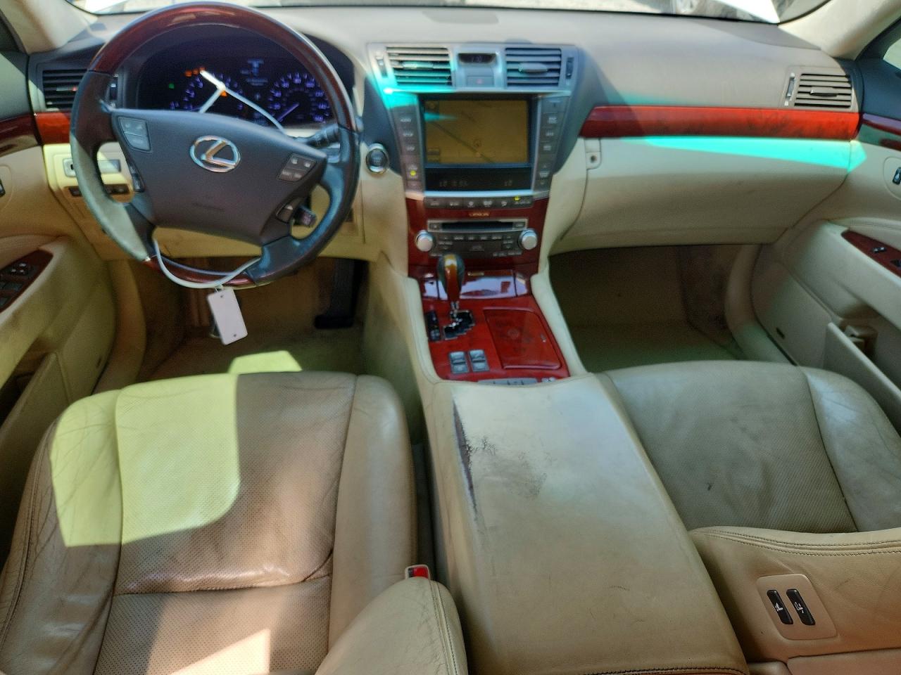 2012 Lexus Ls 460l White vin: JTHGL5EF7C5046656