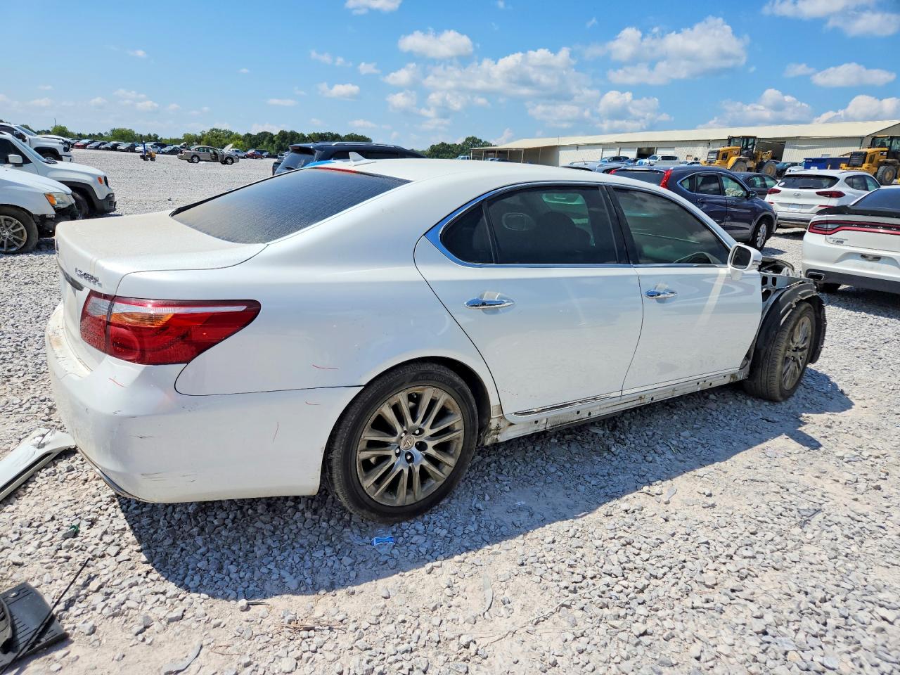 2012 Lexus Ls 460l White vin: JTHGL5EF7C5046656
