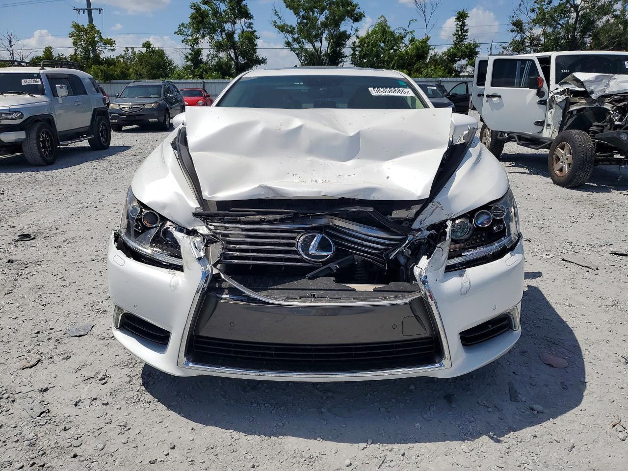 2014 Lexus Ls 460l White vin: JTHGL5EF7E5051469