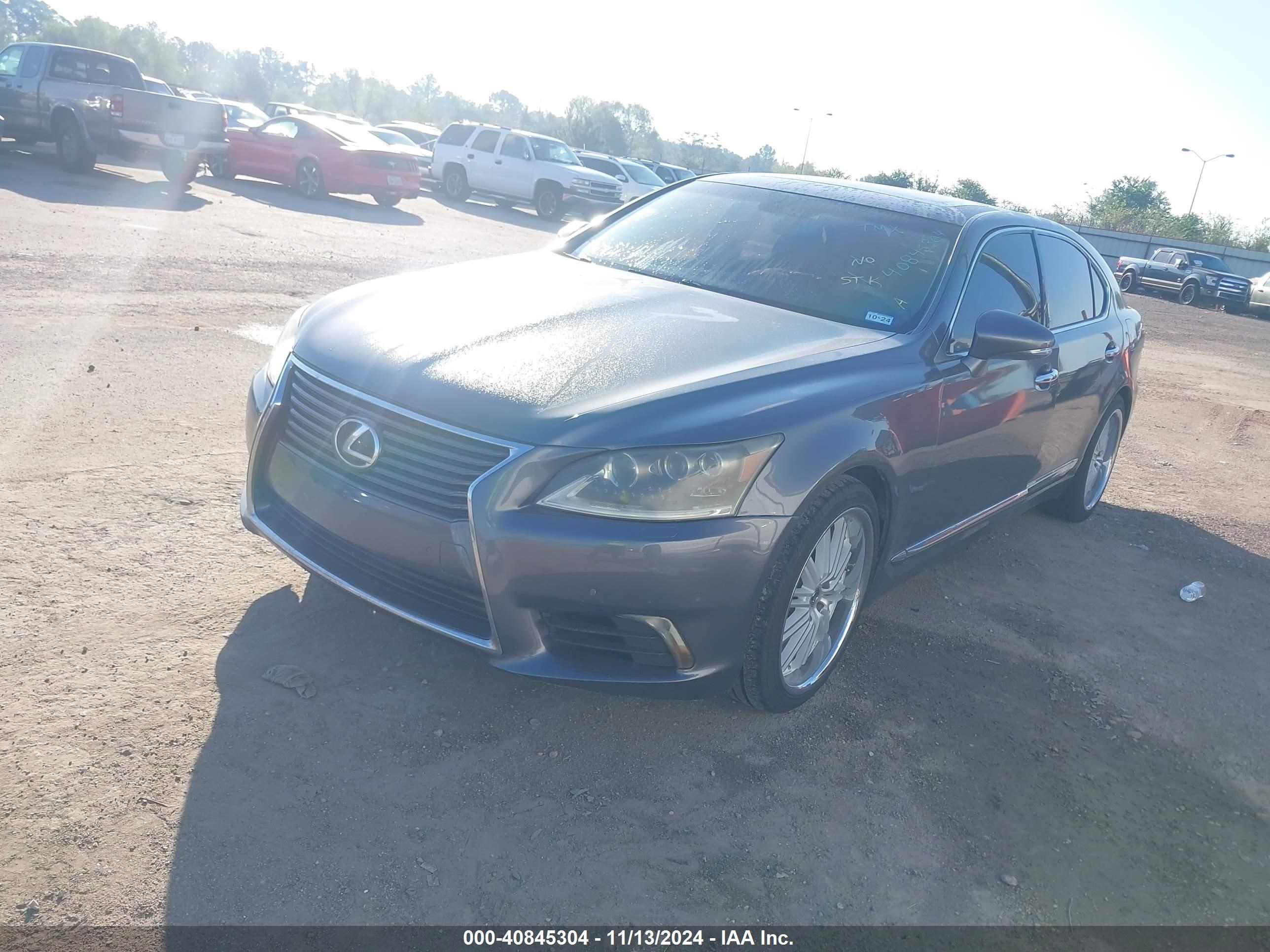2014 Lexus Ls 460 L Gray vin: JTHGL5EF7E5052377