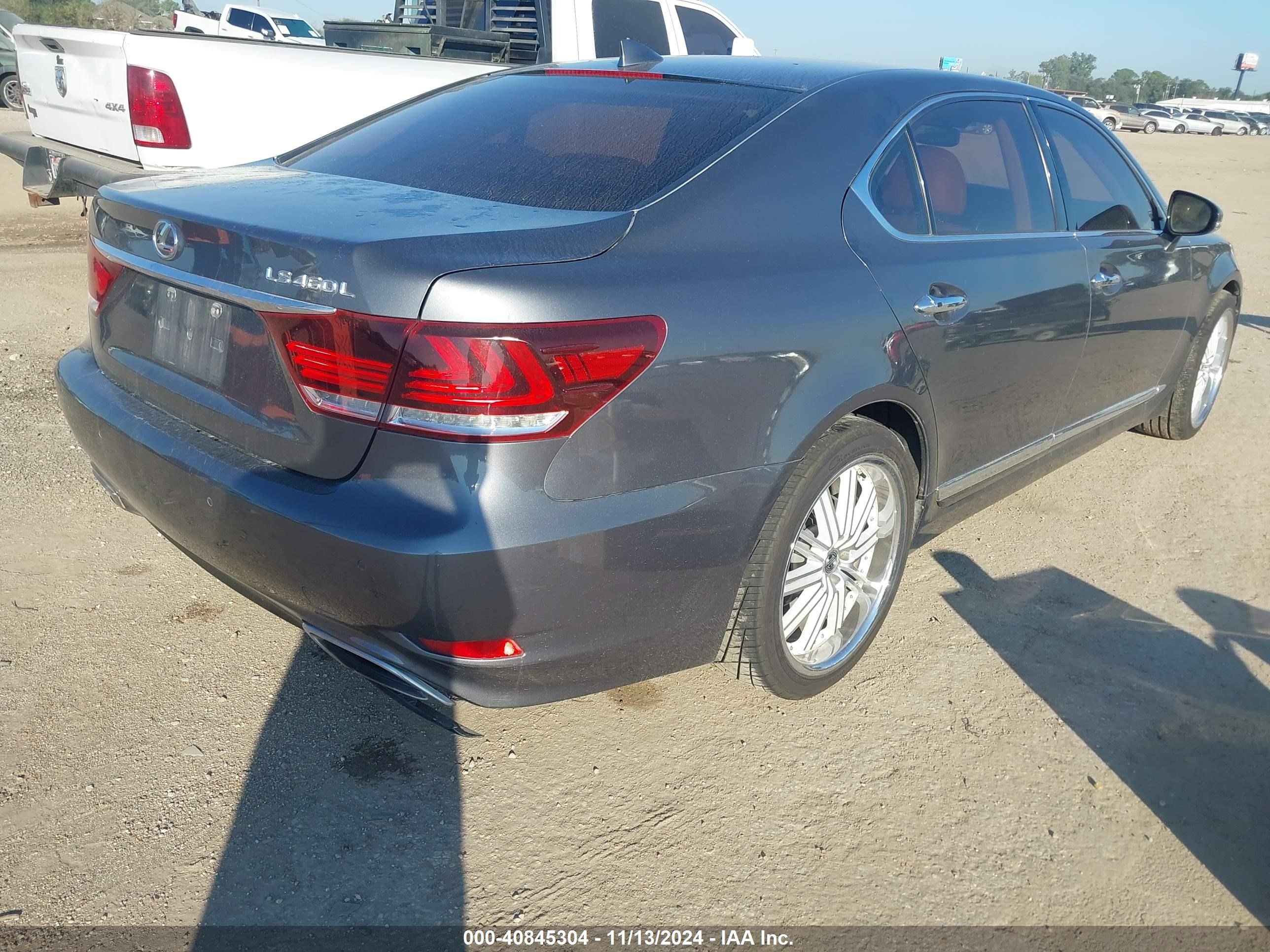 2014 Lexus Ls 460 L Gray vin: JTHGL5EF7E5052377