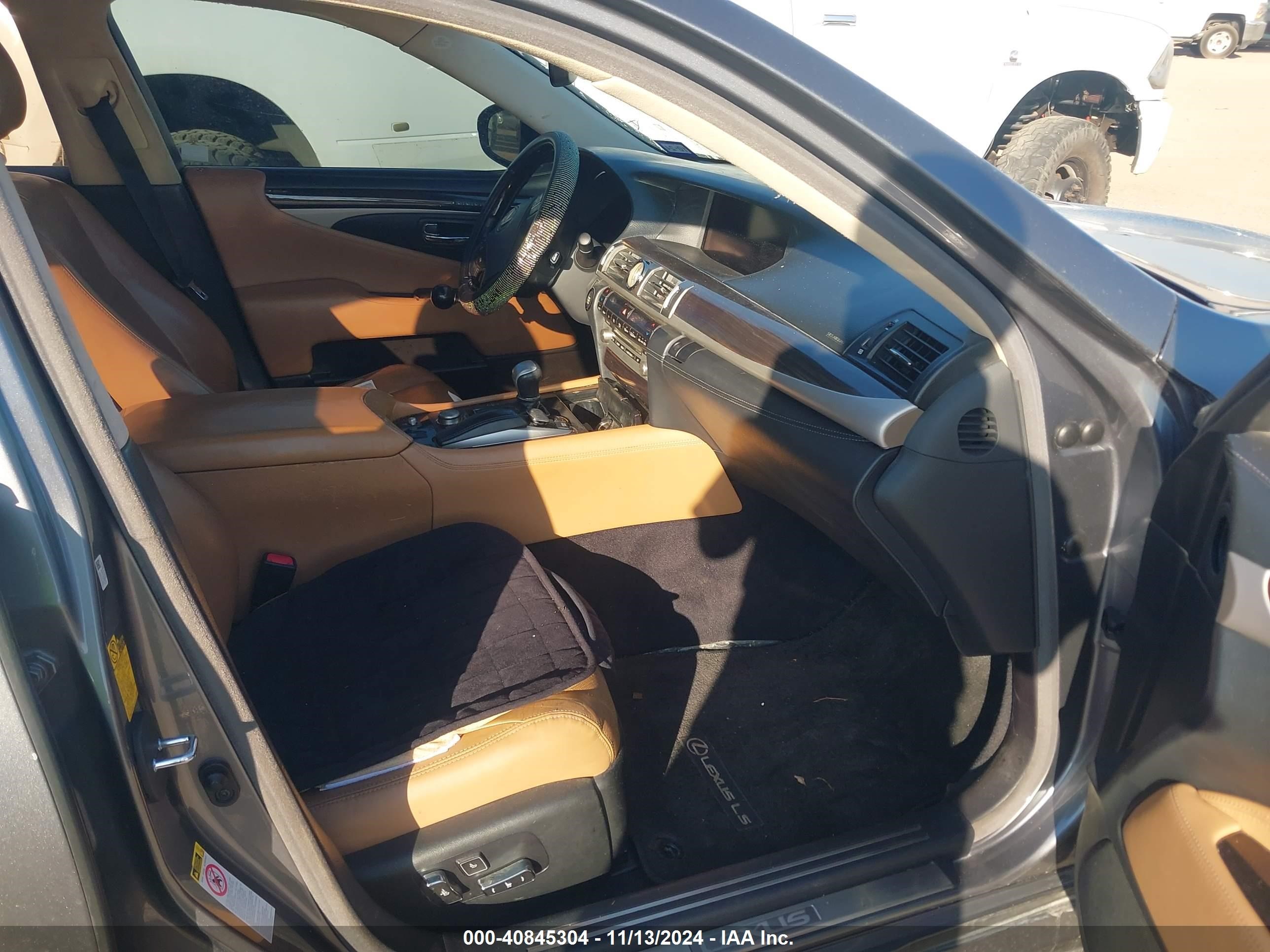 2014 Lexus Ls 460 L Gray vin: JTHGL5EF7E5052377