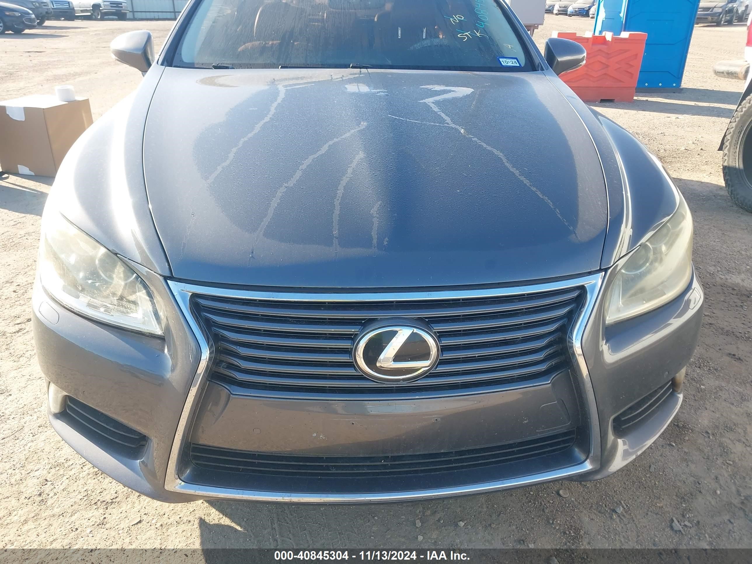 2014 Lexus Ls 460 L Gray vin: JTHGL5EF7E5052377