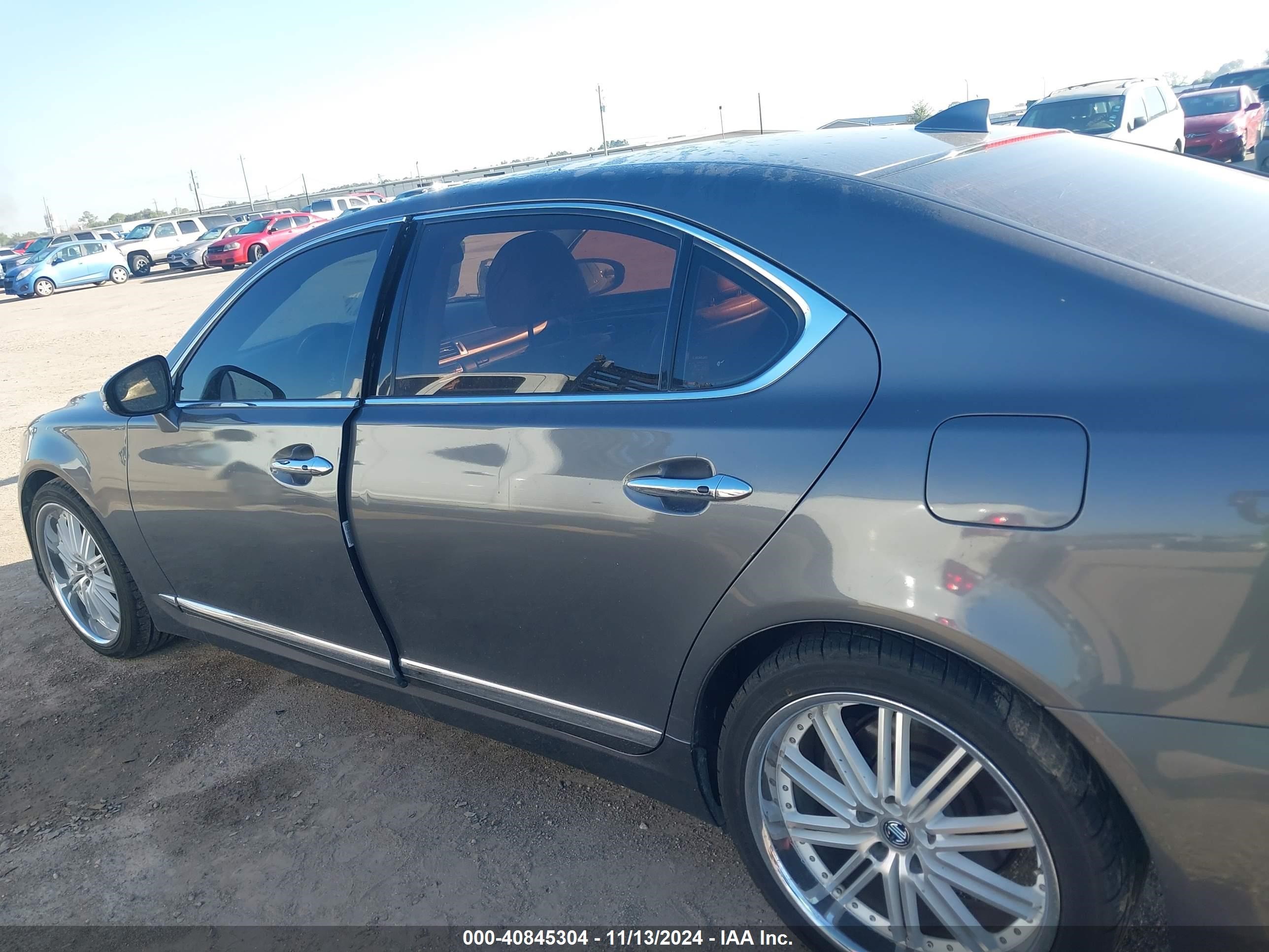 2014 Lexus Ls 460 L Gray vin: JTHGL5EF7E5052377
