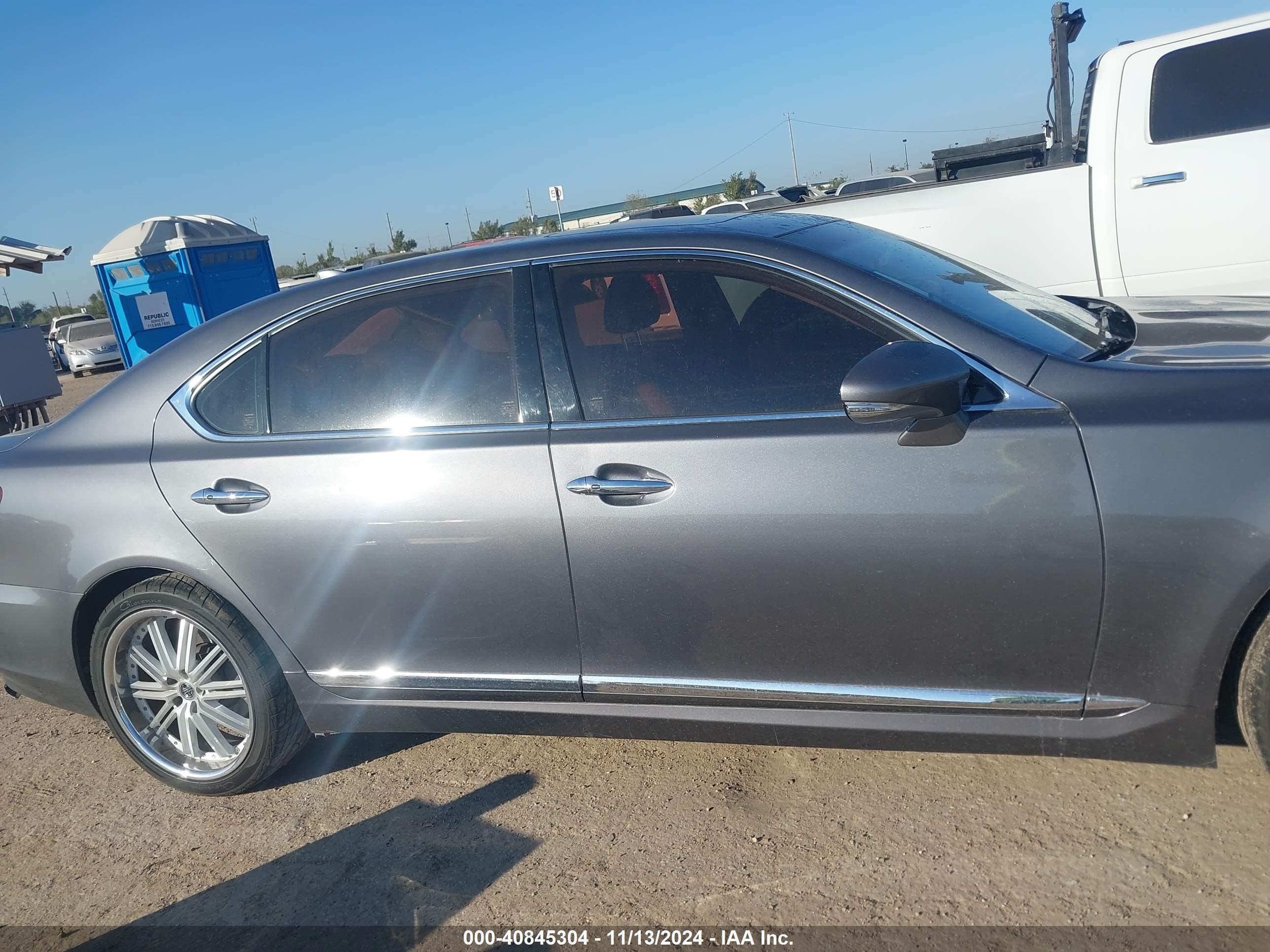 2014 Lexus Ls 460 L Gray vin: JTHGL5EF7E5052377