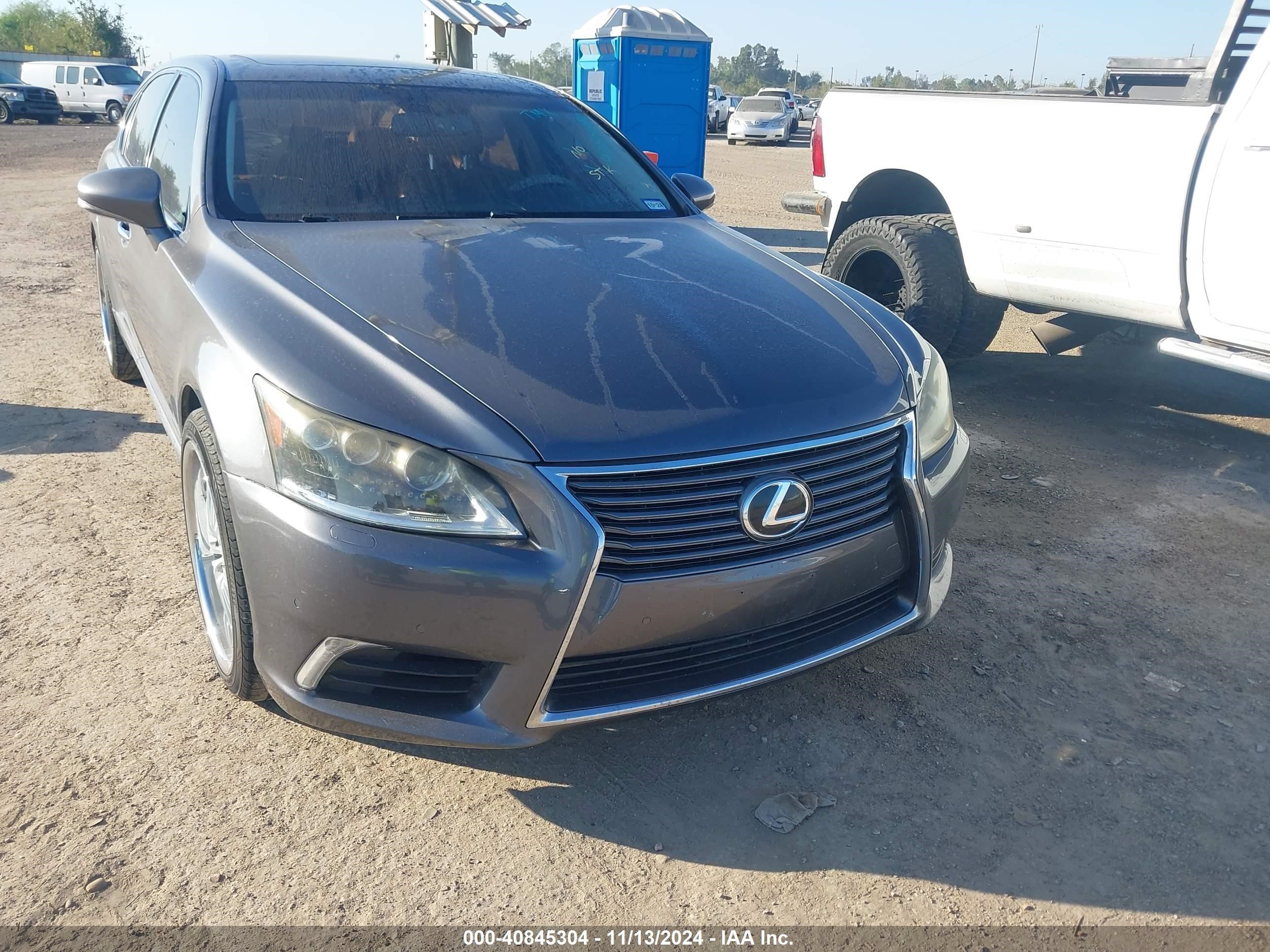 2014 Lexus Ls 460 L Gray vin: JTHGL5EF7E5052377