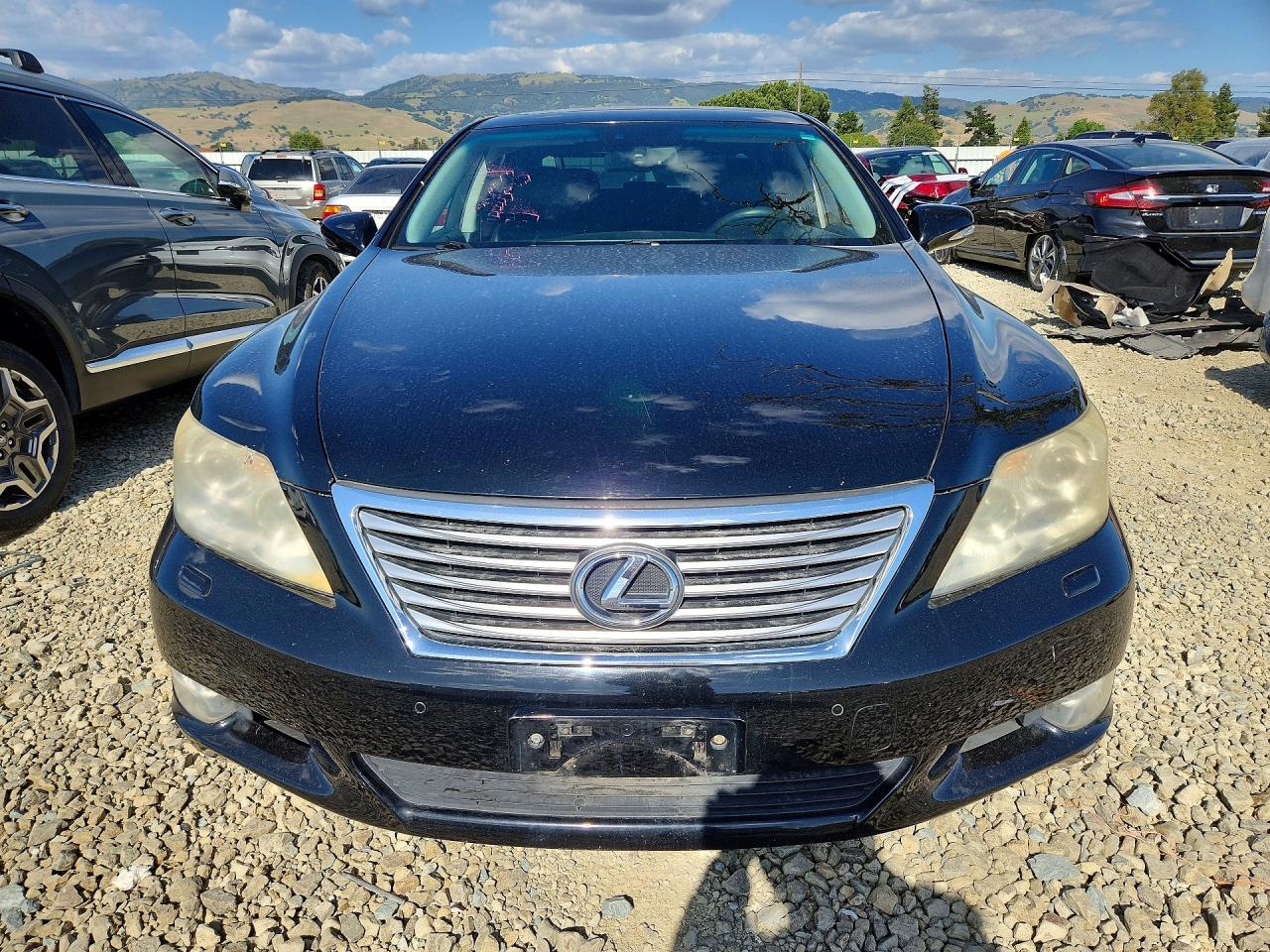 2010 Lexus Ls 460l Black vin: JTHGL5EFXA5036961
