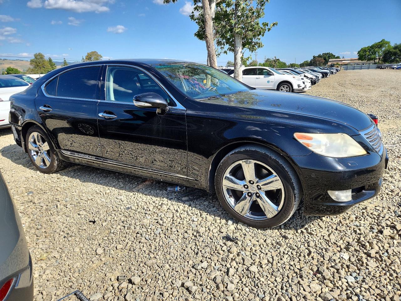 2010 Lexus Ls 460l Black vin: JTHGL5EFXA5036961