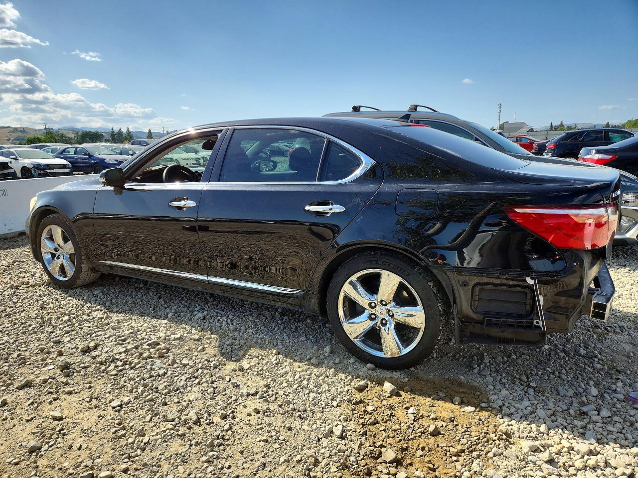 2010 Lexus Ls 460l Black vin: JTHGL5EFXA5036961