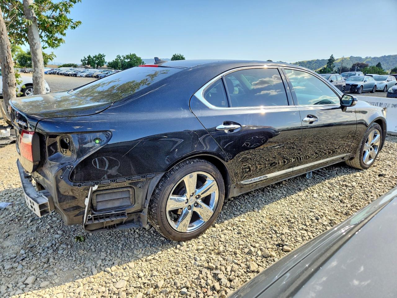 2010 Lexus Ls 460l Black vin: JTHGL5EFXA5036961