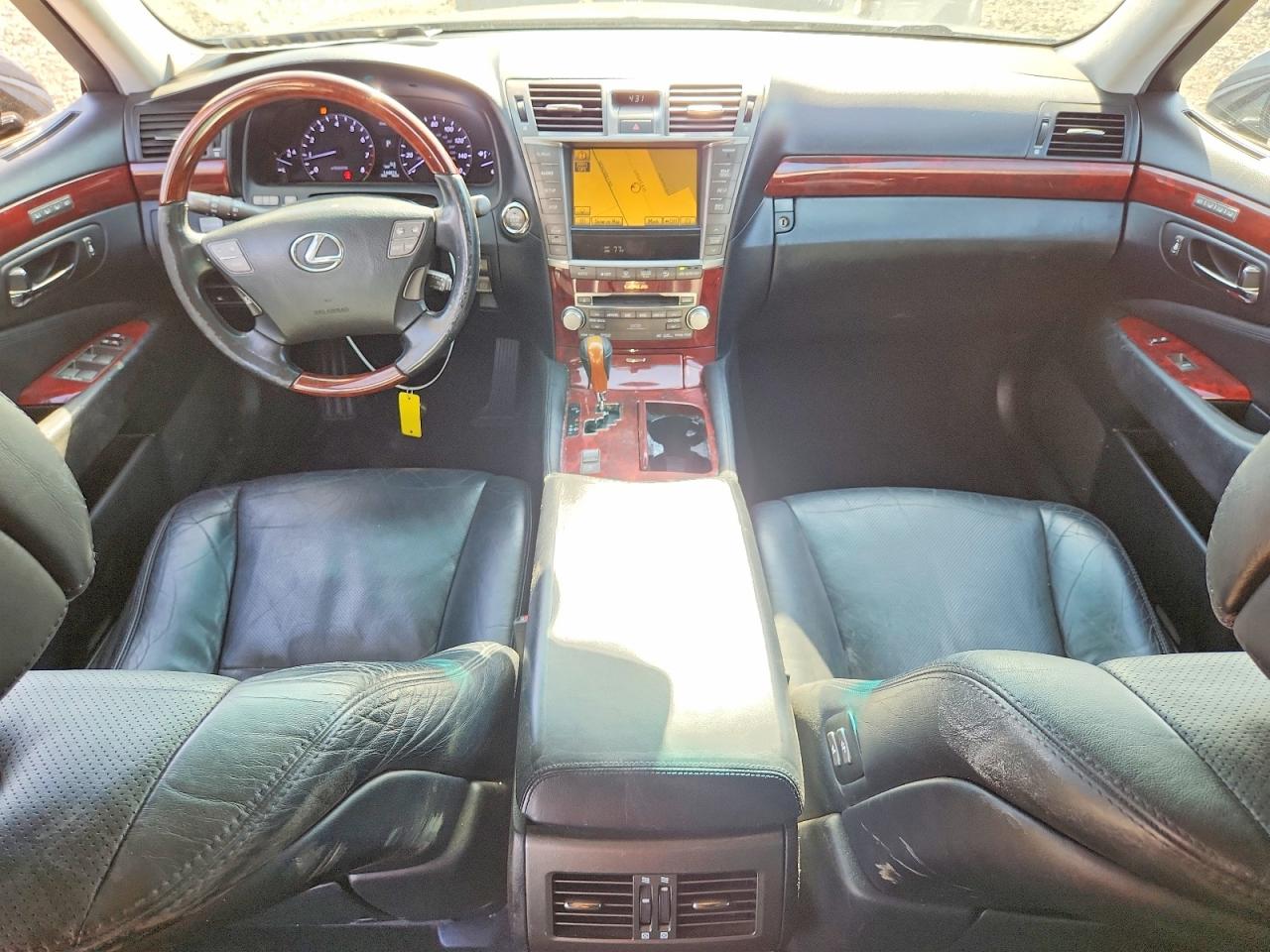 2010 Lexus Ls 460l Black vin: JTHGL5EFXA5036961