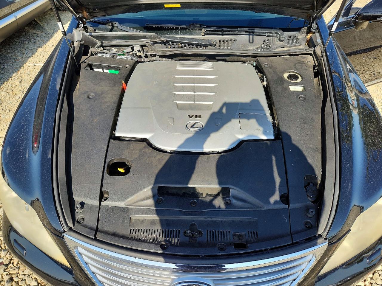 2010 Lexus Ls 460l Black vin: JTHGL5EFXA5036961