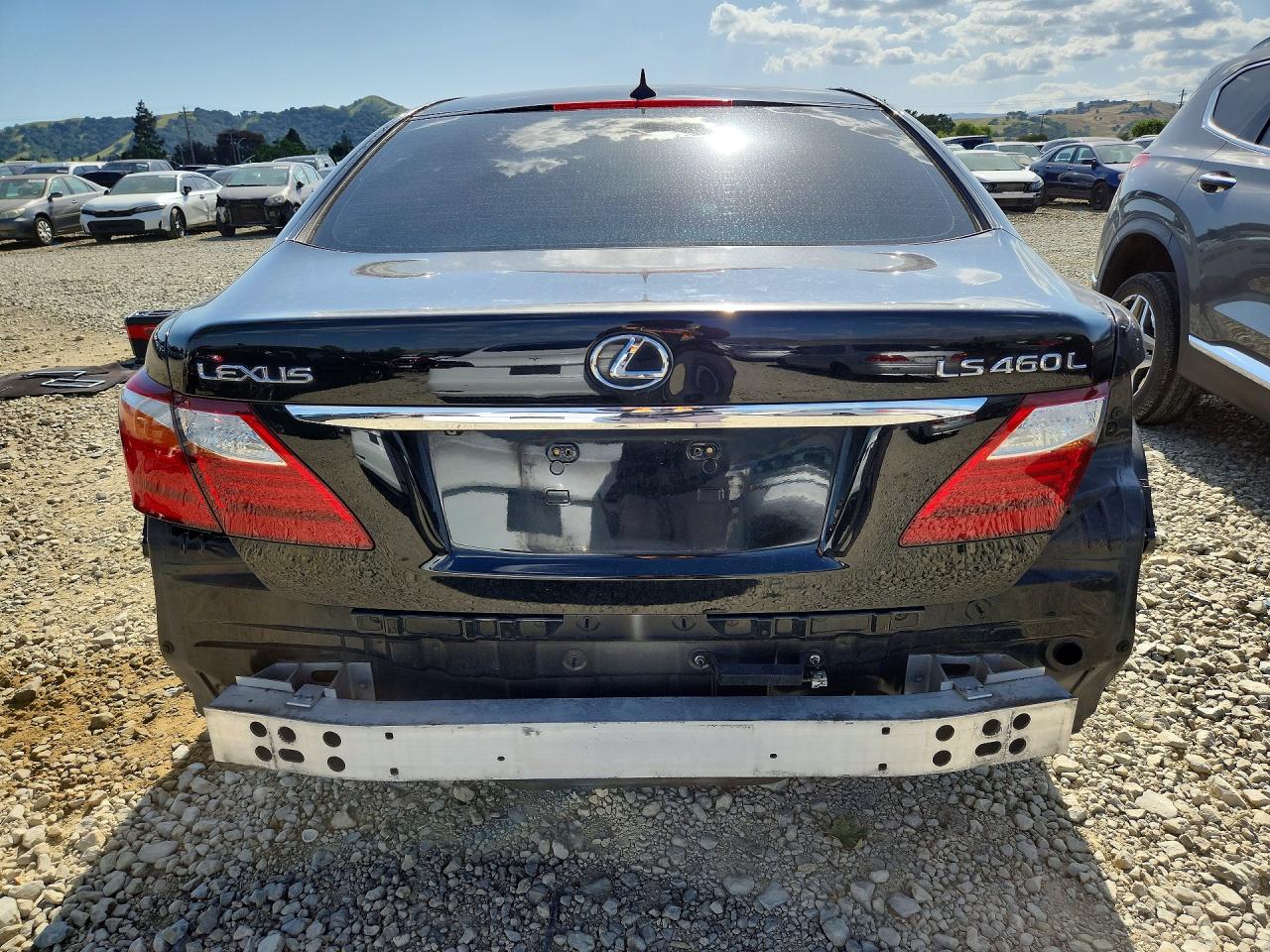 2010 Lexus Ls 460l Black vin: JTHGL5EFXA5036961