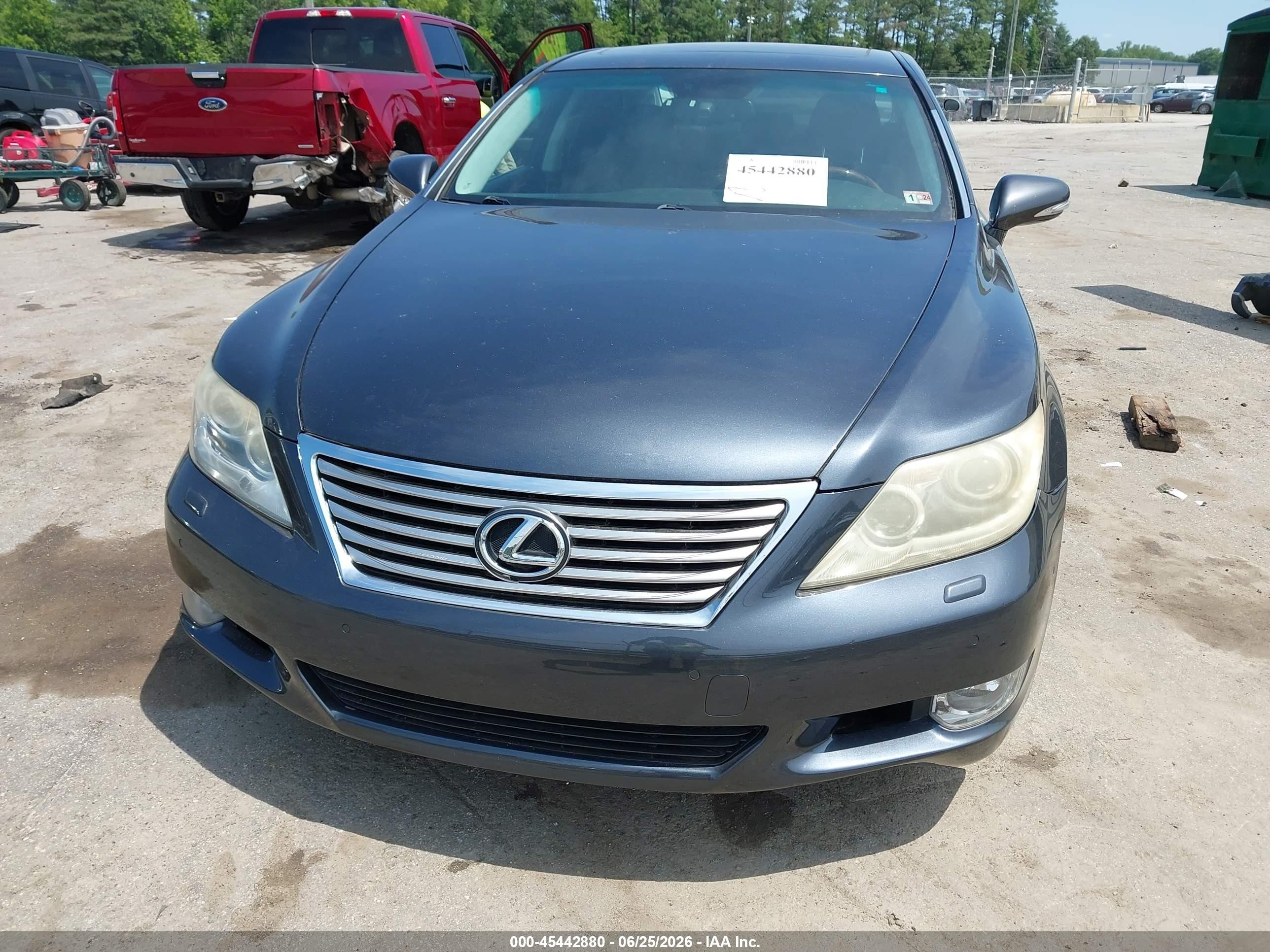 2011 Lexus Ls 460 L Gray vin: JTHGL5EFXB5044124
