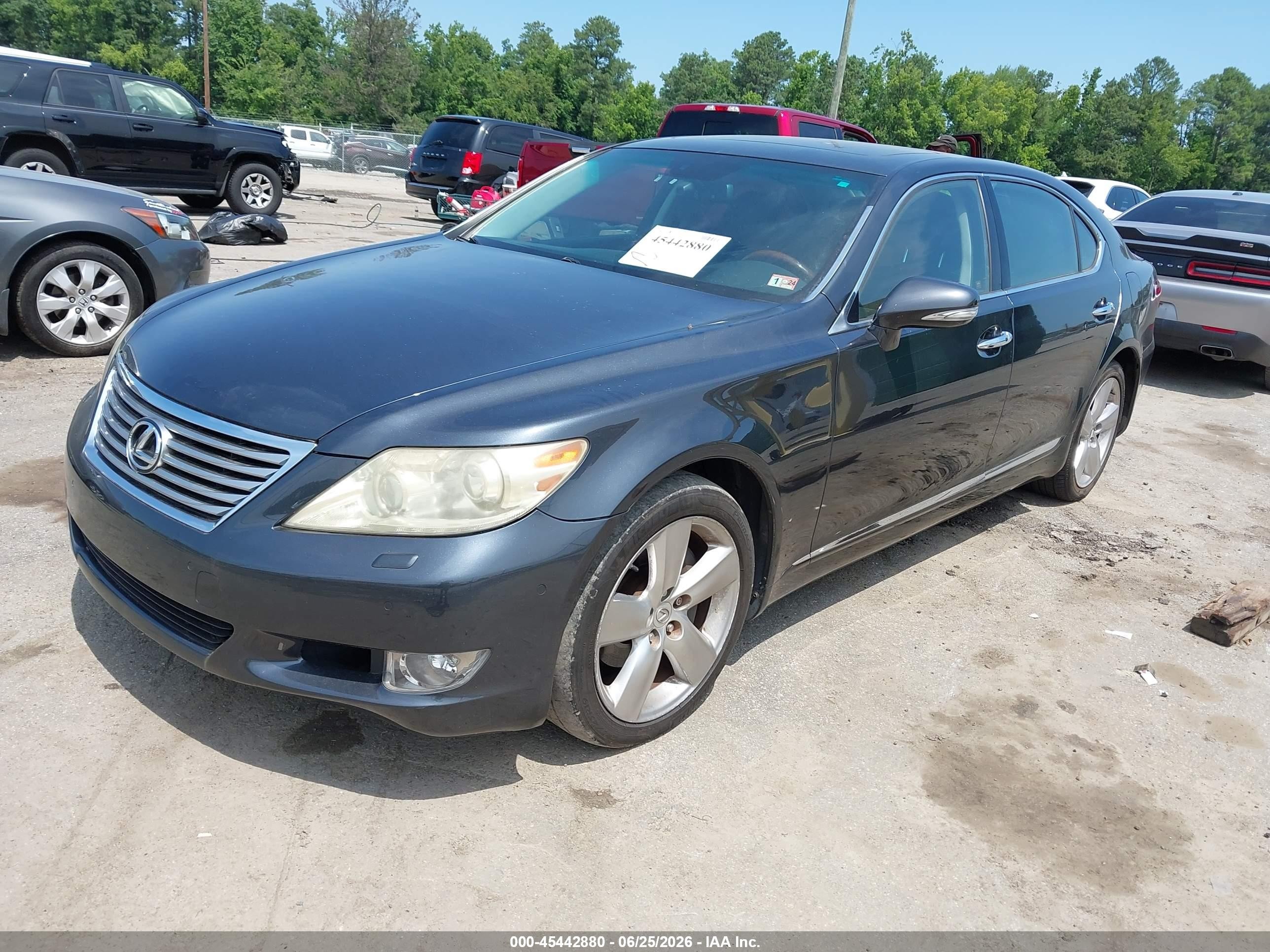 2011 Lexus Ls 460 L Gray vin: JTHGL5EFXB5044124