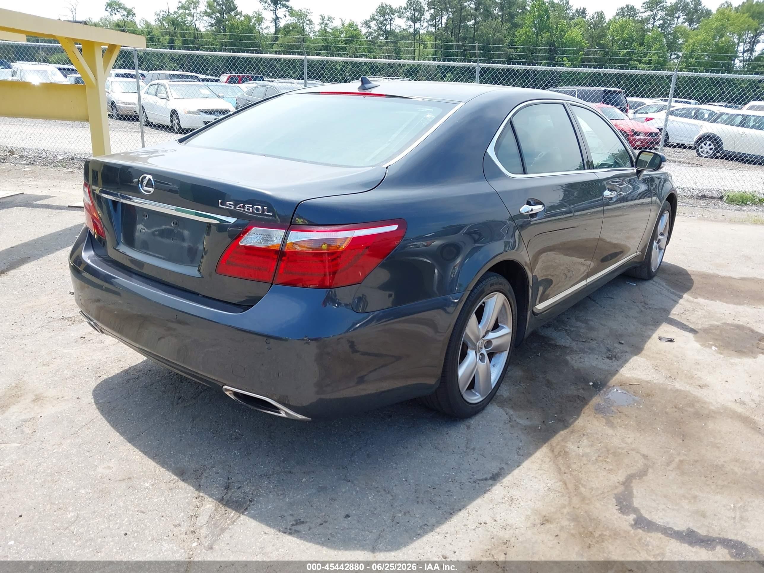 2011 Lexus Ls 460 L Gray vin: JTHGL5EFXB5044124