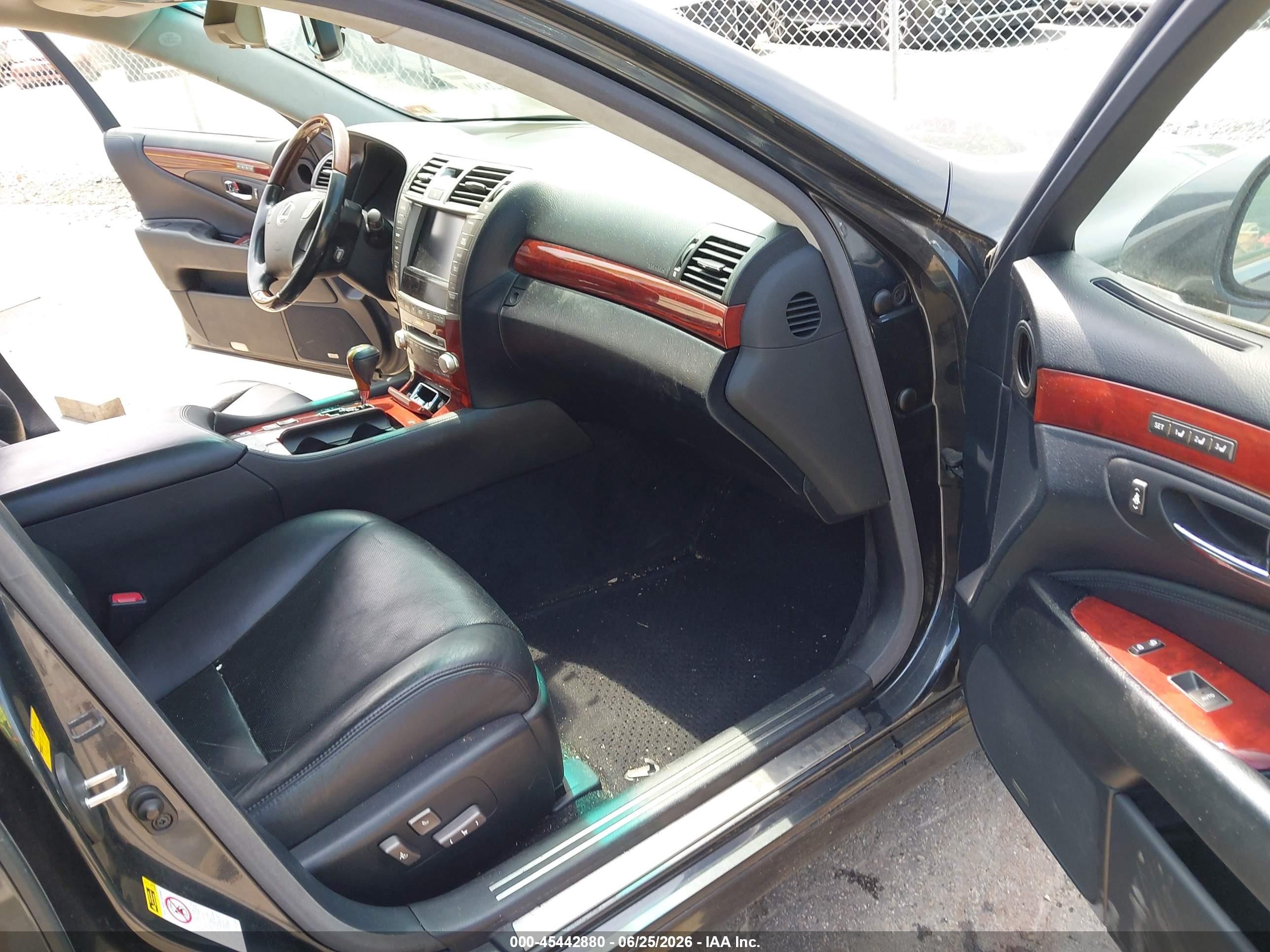 2011 Lexus Ls 460 L Gray vin: JTHGL5EFXB5044124