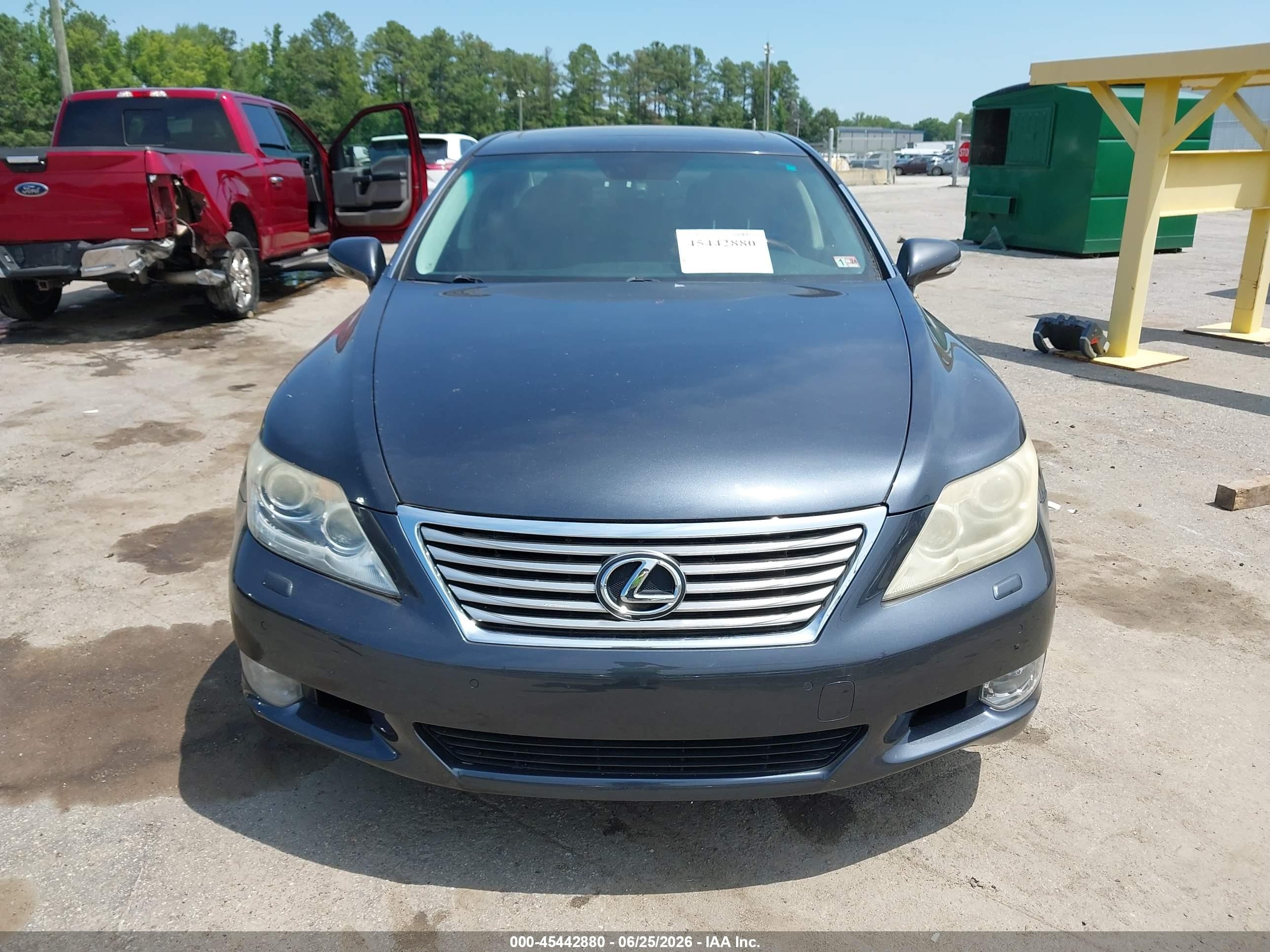 2011 Lexus Ls 460 L Gray vin: JTHGL5EFXB5044124