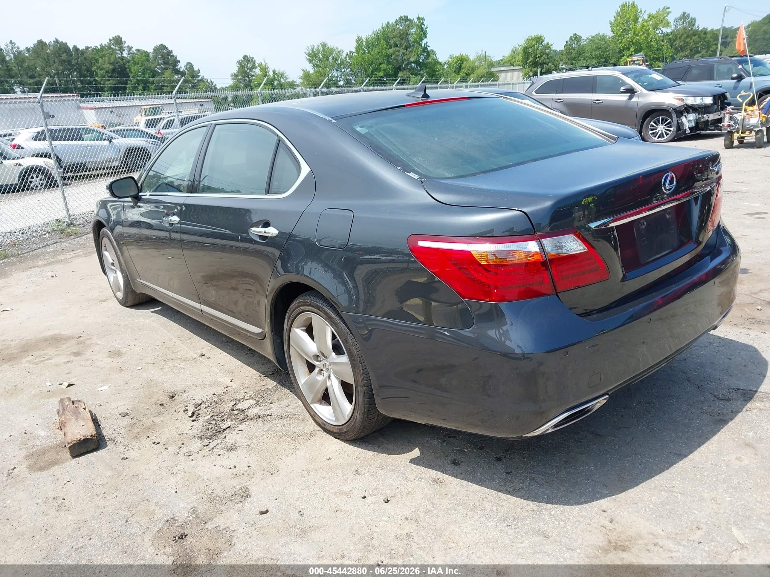 2011 Lexus Ls 460 L Gray vin: JTHGL5EFXB5044124