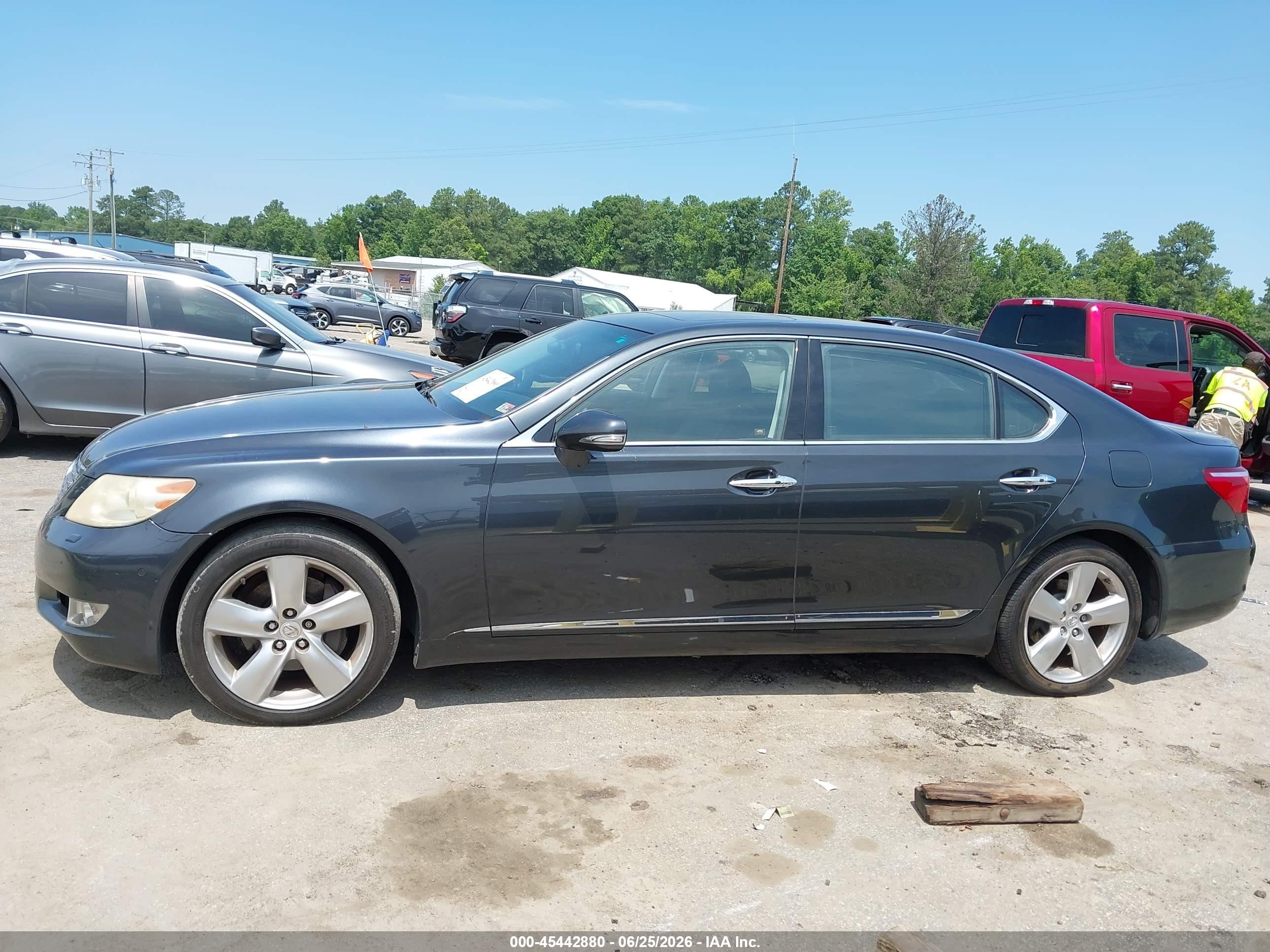 2011 Lexus Ls 460 L Gray vin: JTHGL5EFXB5044124