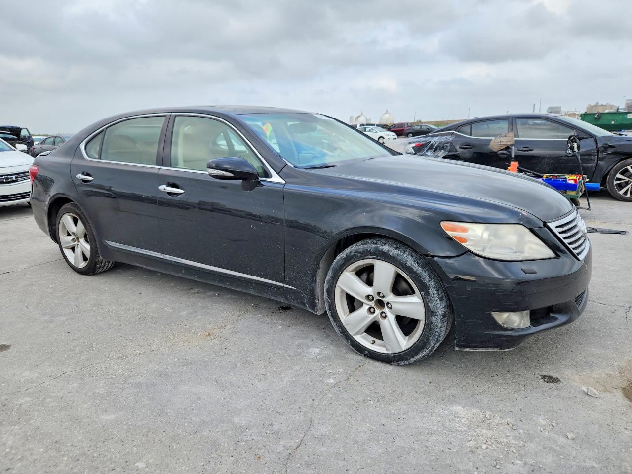 2012 Lexus Ls 460l Black vin: JTHGL5EFXC5046201