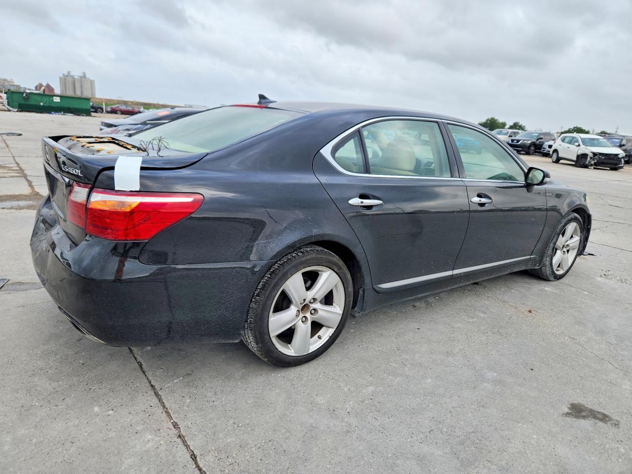 2012 Lexus Ls 460l Black vin: JTHGL5EFXC5046201