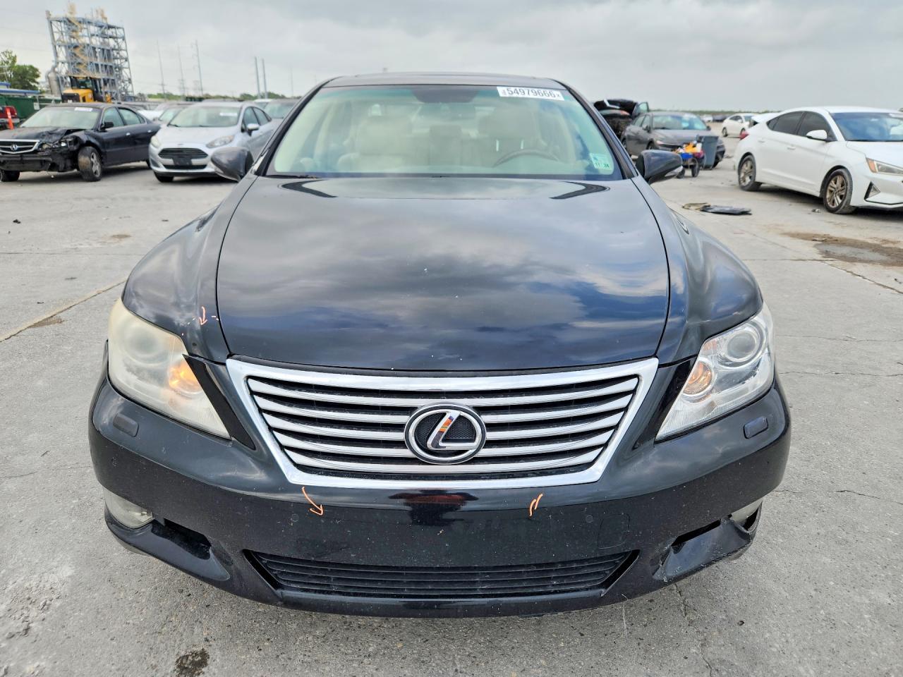 2012 Lexus Ls 460l Black vin: JTHGL5EFXC5046201