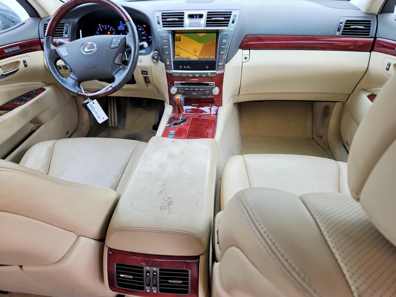 2012 Lexus Ls 460l Black vin: JTHGL5EFXC5046201