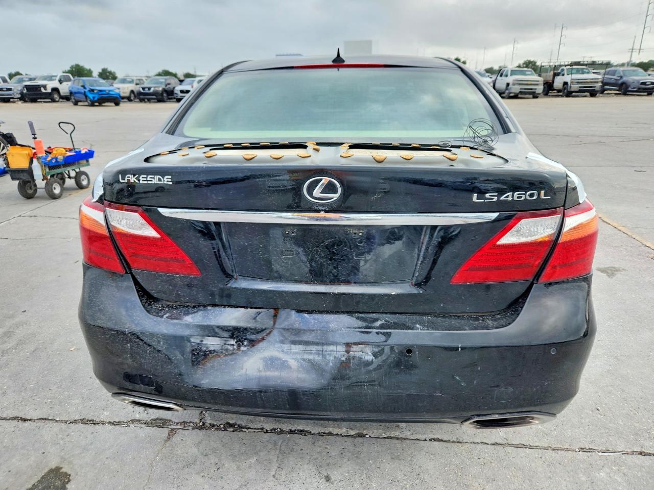 2012 Lexus Ls 460l Black vin: JTHGL5EFXC5046201