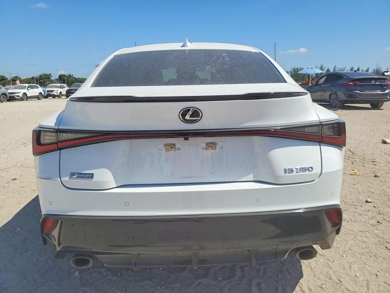 2021 Lexus Is 350 F Sport White vin: JTHGZ1B21M5046128