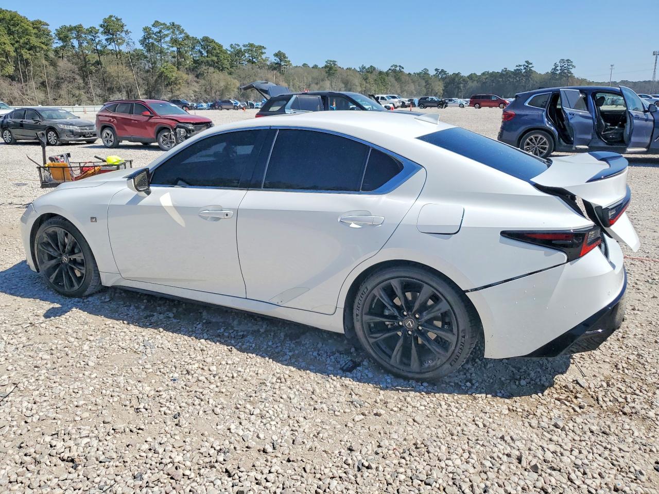2023 Lexus Is 350 F Sport White vin: JTHGZ1B21P5059580