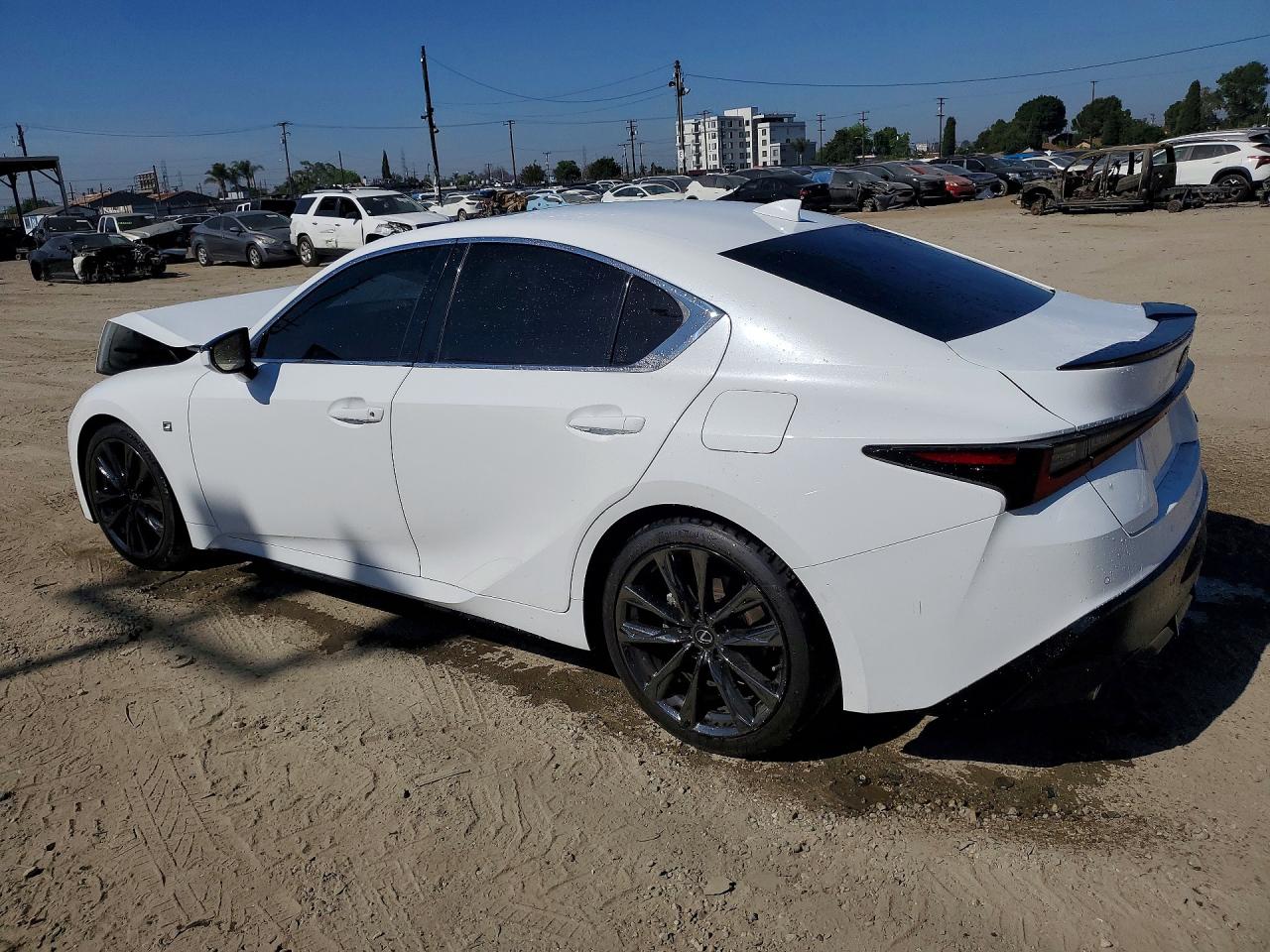 2023 Lexus Is 350 F Sport White vin: JTHGZ1B21P5061927