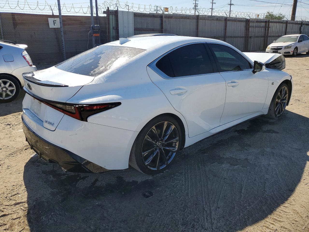 2023 Lexus Is 350 F Sport White vin: JTHGZ1B21P5061927