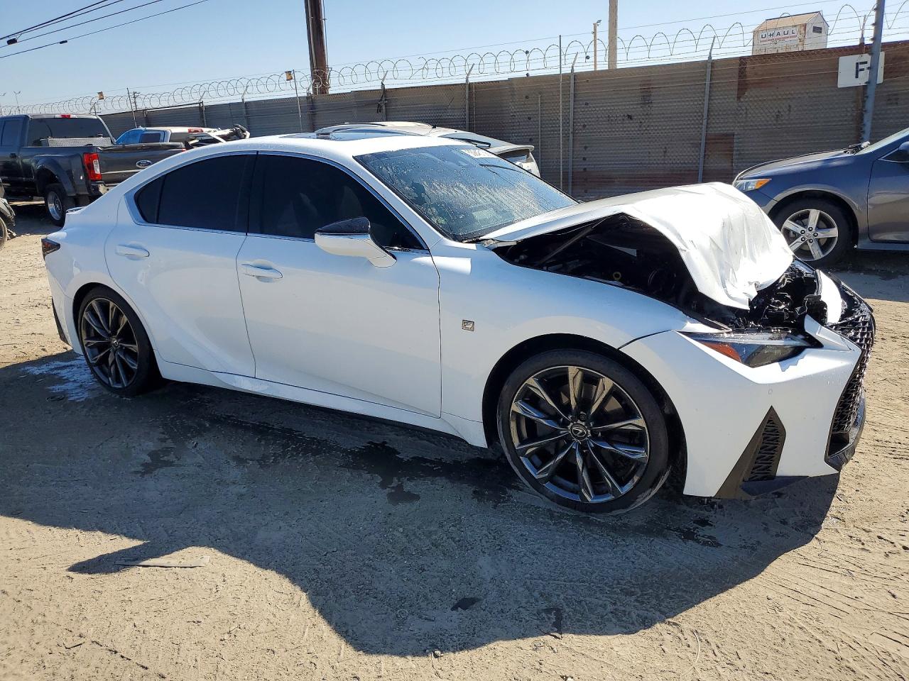 2023 Lexus Is 350 F Sport White vin: JTHGZ1B21P5061927