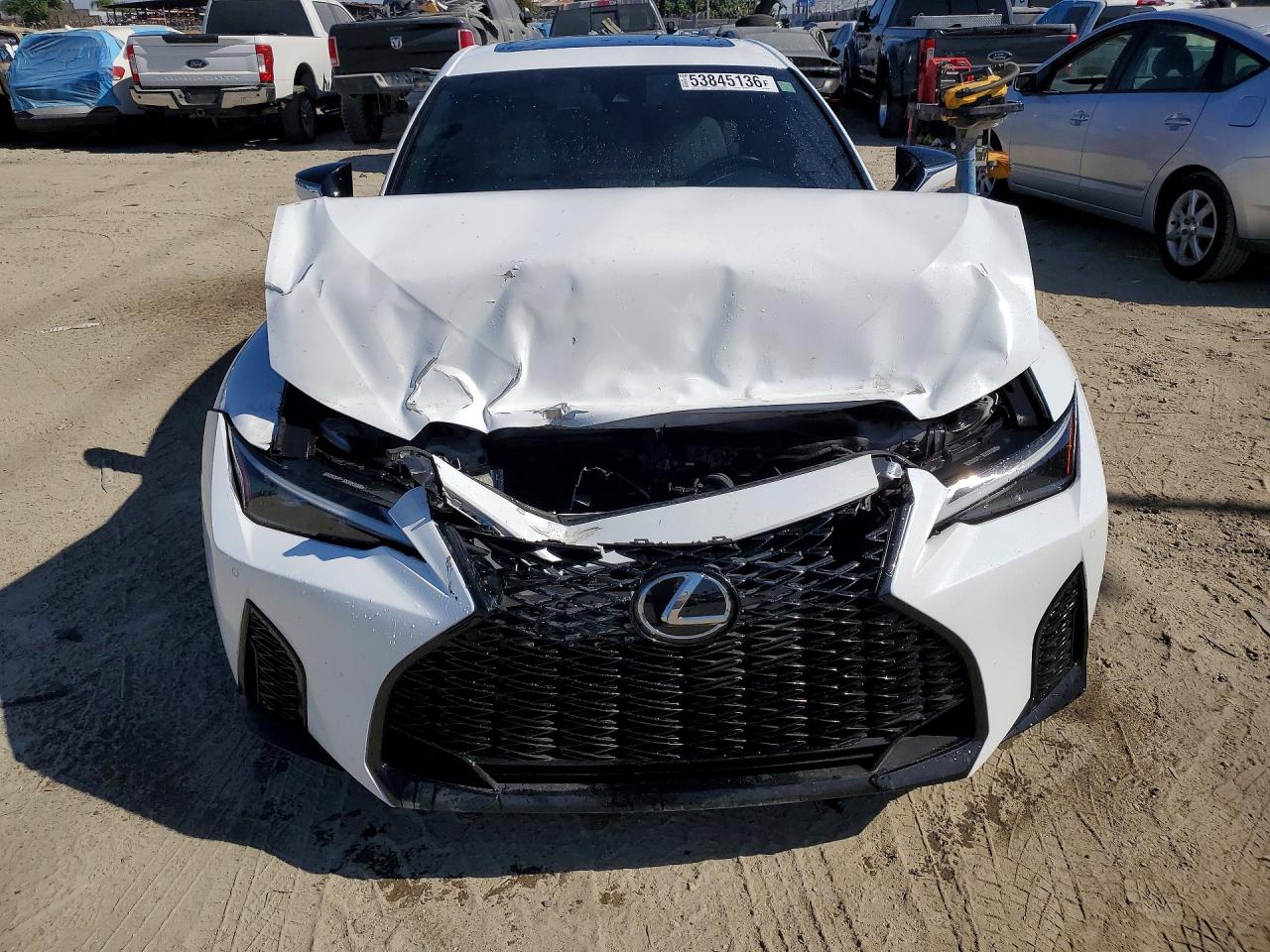 2023 Lexus Is 350 F Sport White vin: JTHGZ1B21P5061927